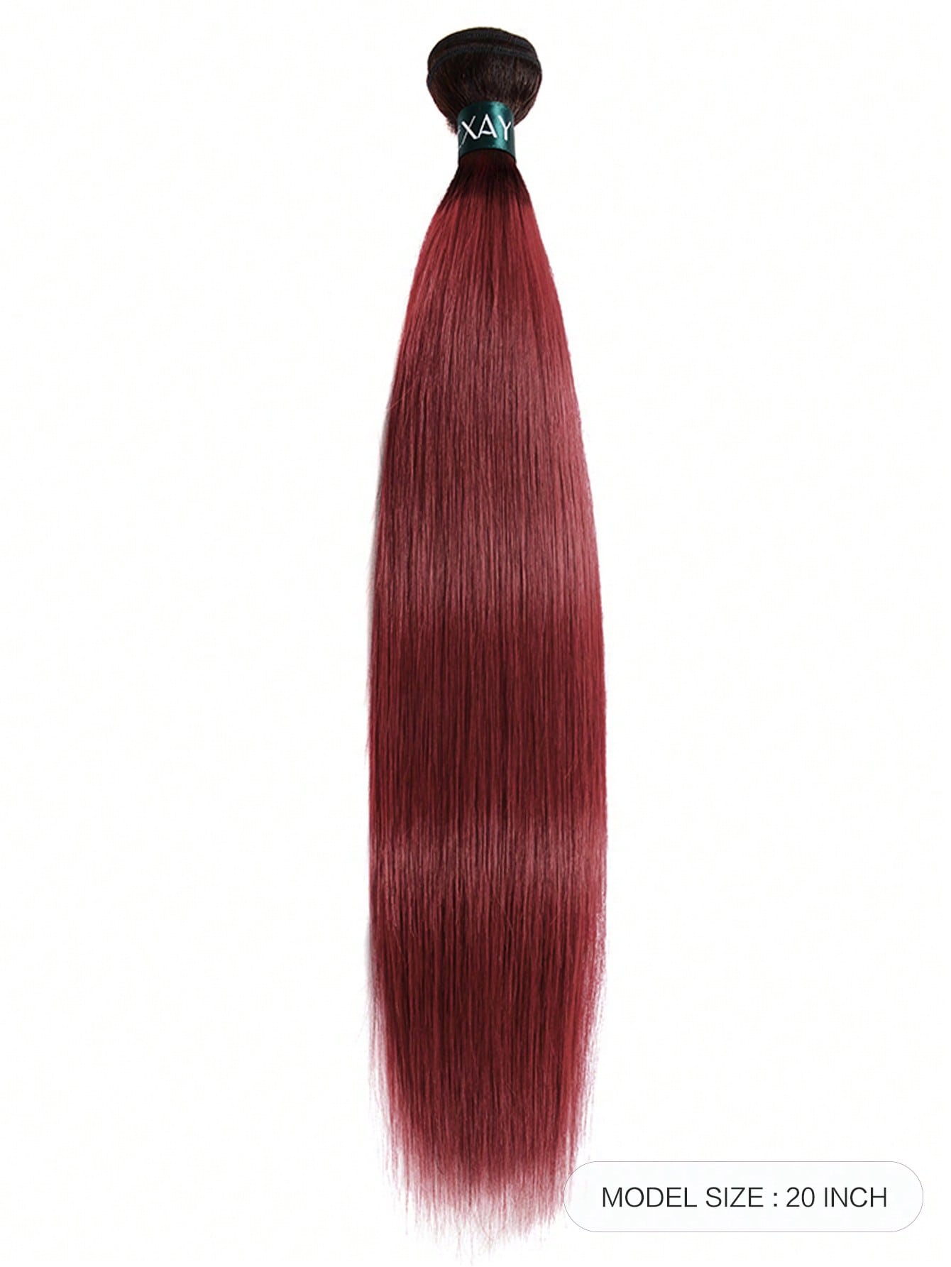 1Pc Ombre Straight Human Bundles Hair Ombre 99JA Virgin Bundles Hair 1B/99JA 100% Unprocessed Ombre 1 Bundle Extension for Women