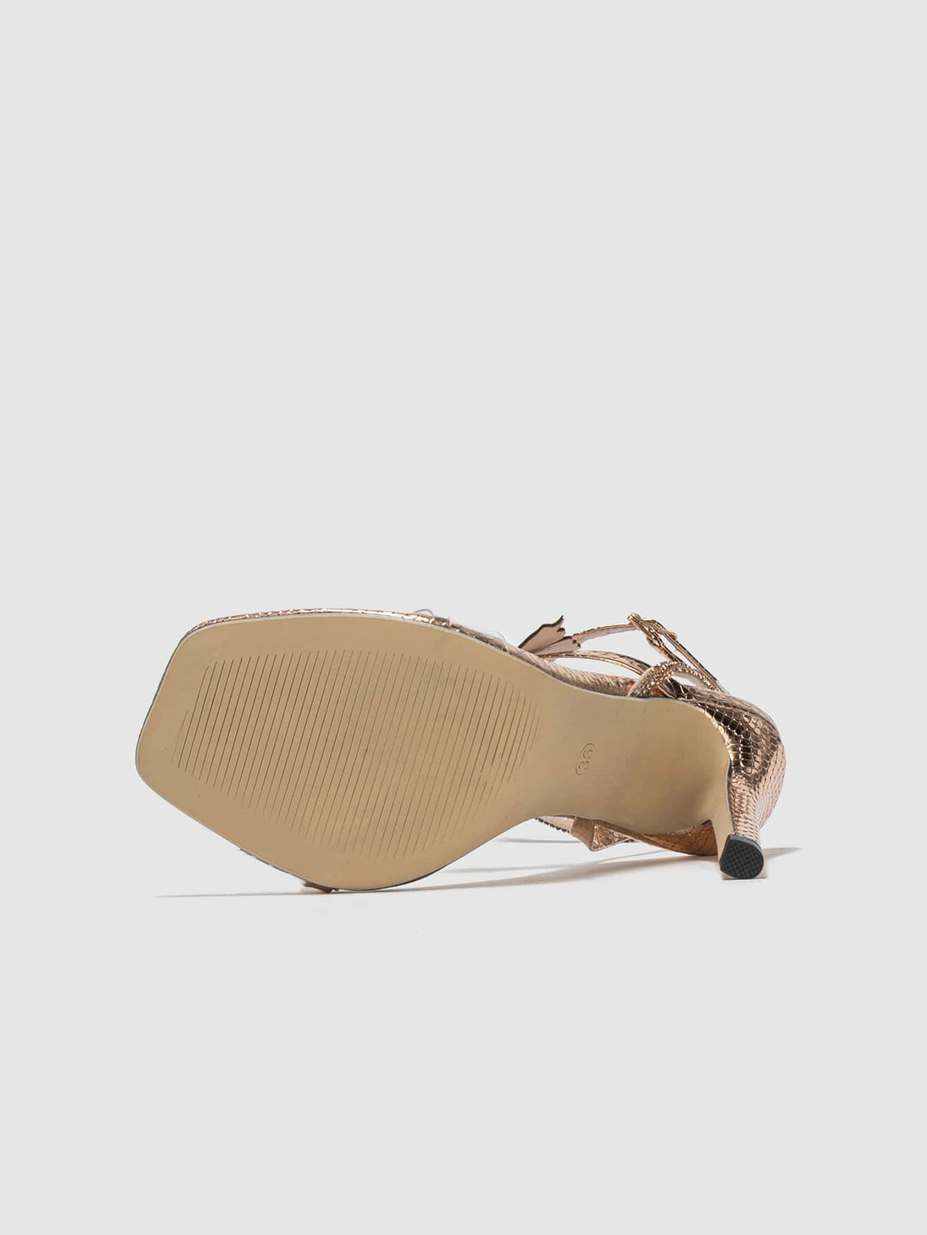 Women's High Heel Sandals With Butterfly Knot, Metal Square Toe, Thin Heels, Comfortable For Party