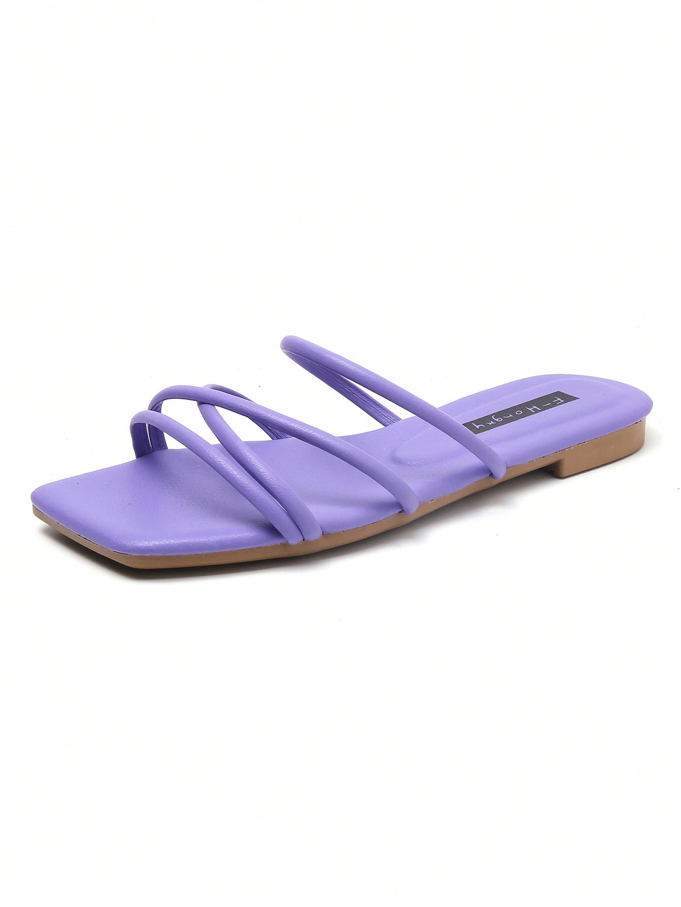 Women Minimalist Thin Strap Slide Sandals, Elegant Summer Flat Sandals