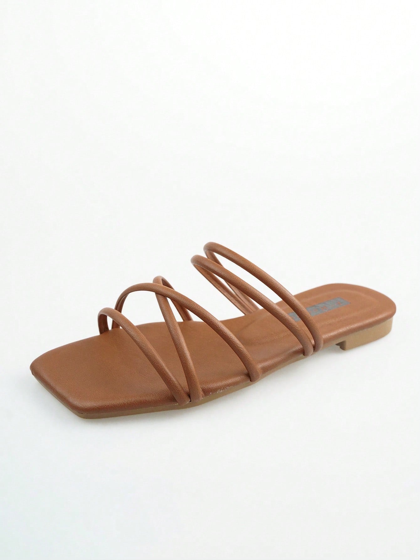 Women Minimalist Thin Strap Slide Sandals, Elegant Summer Flat Sandals