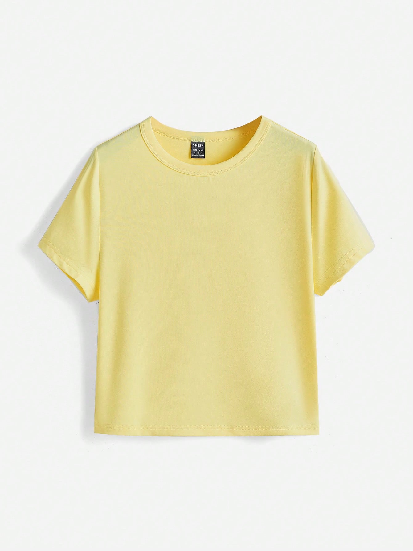 BASICS Solid Form Fitted Tee