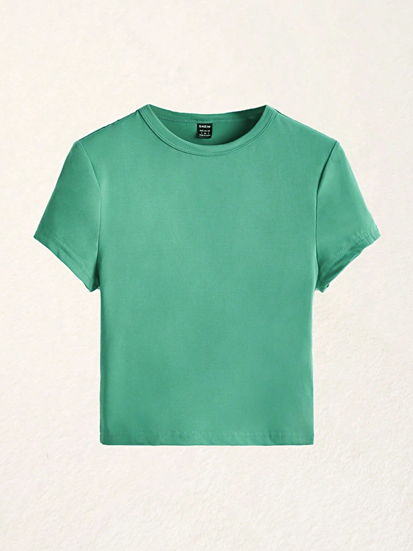 BASICS Solid Form Fitted Tee