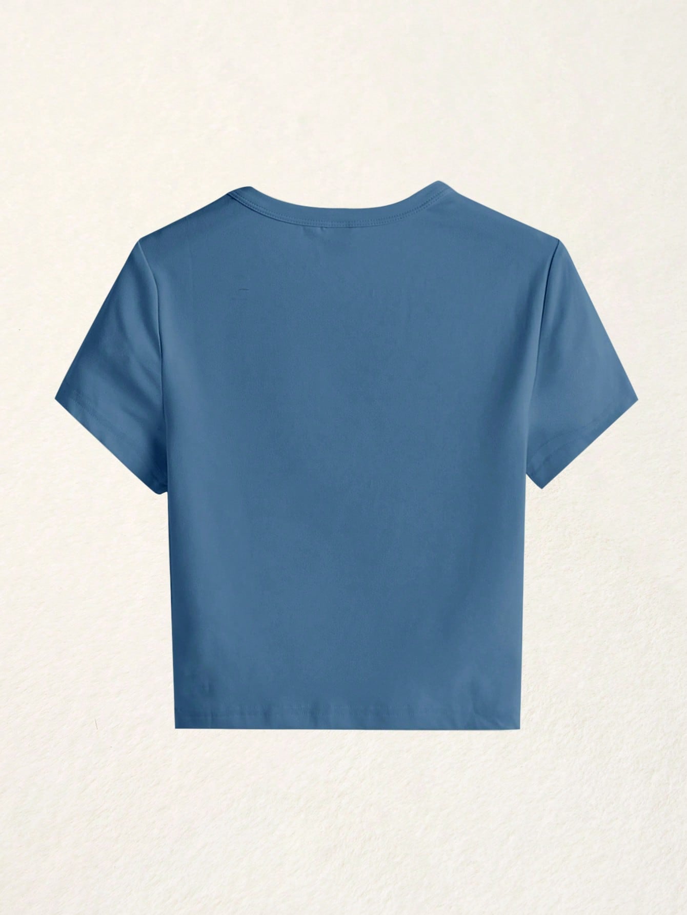 BASICS 1pc Solid Form Fitted Tee