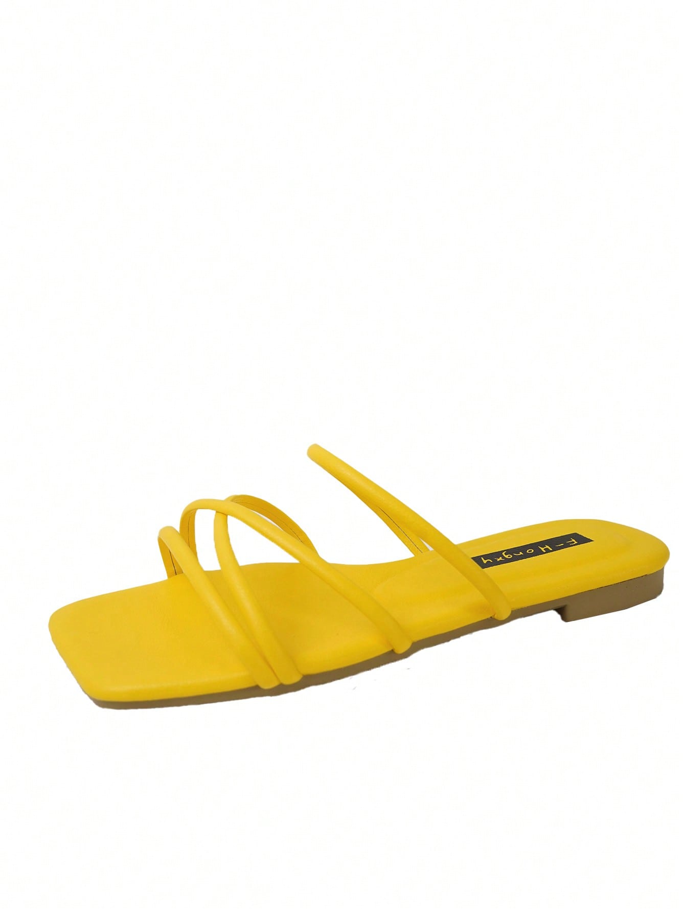 Women Minimalist Thin Strap Slide Sandals, Elegant Summer Flat Sandals