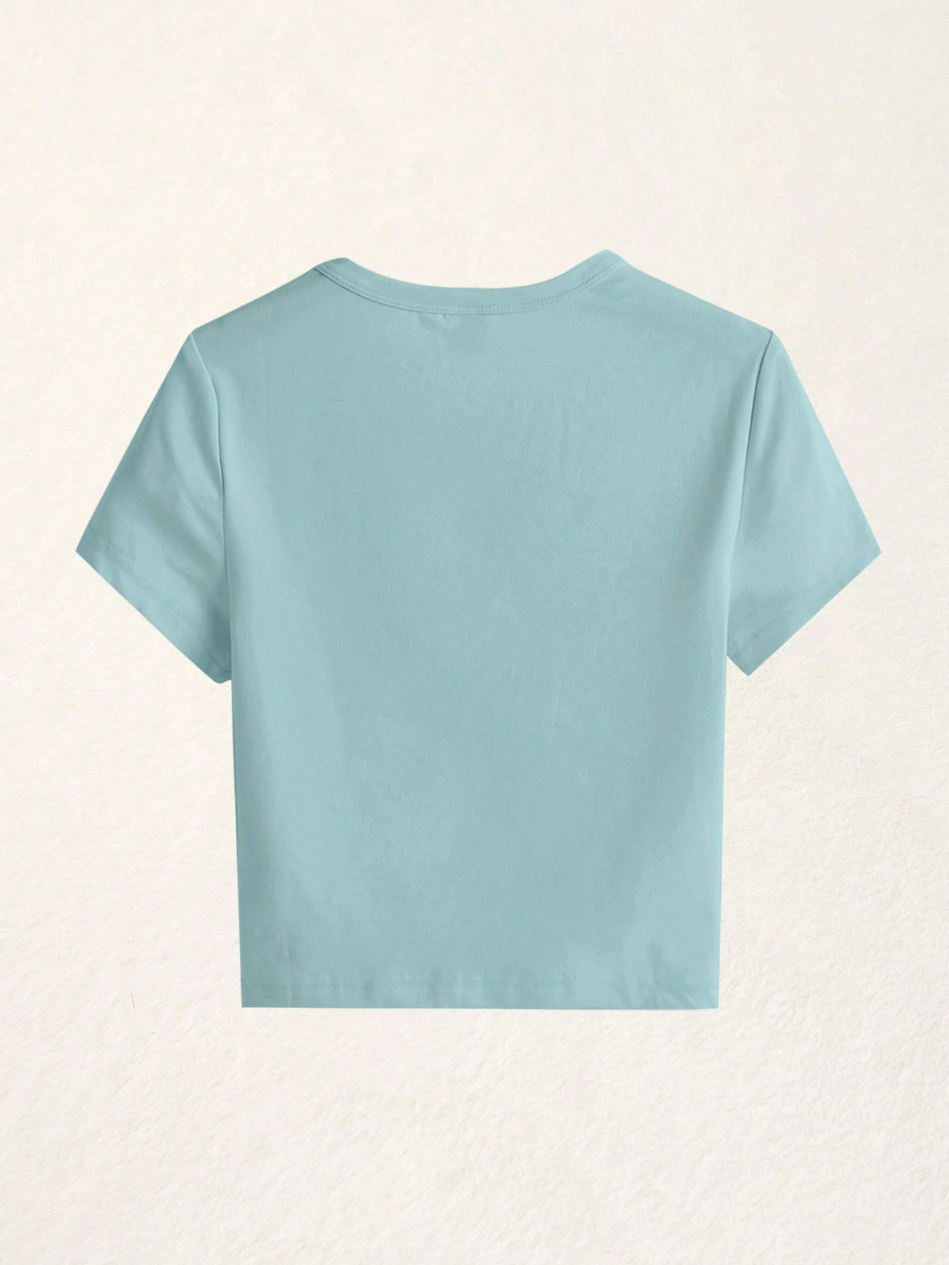 BASICS 1pc Solid Form Fitted Tee