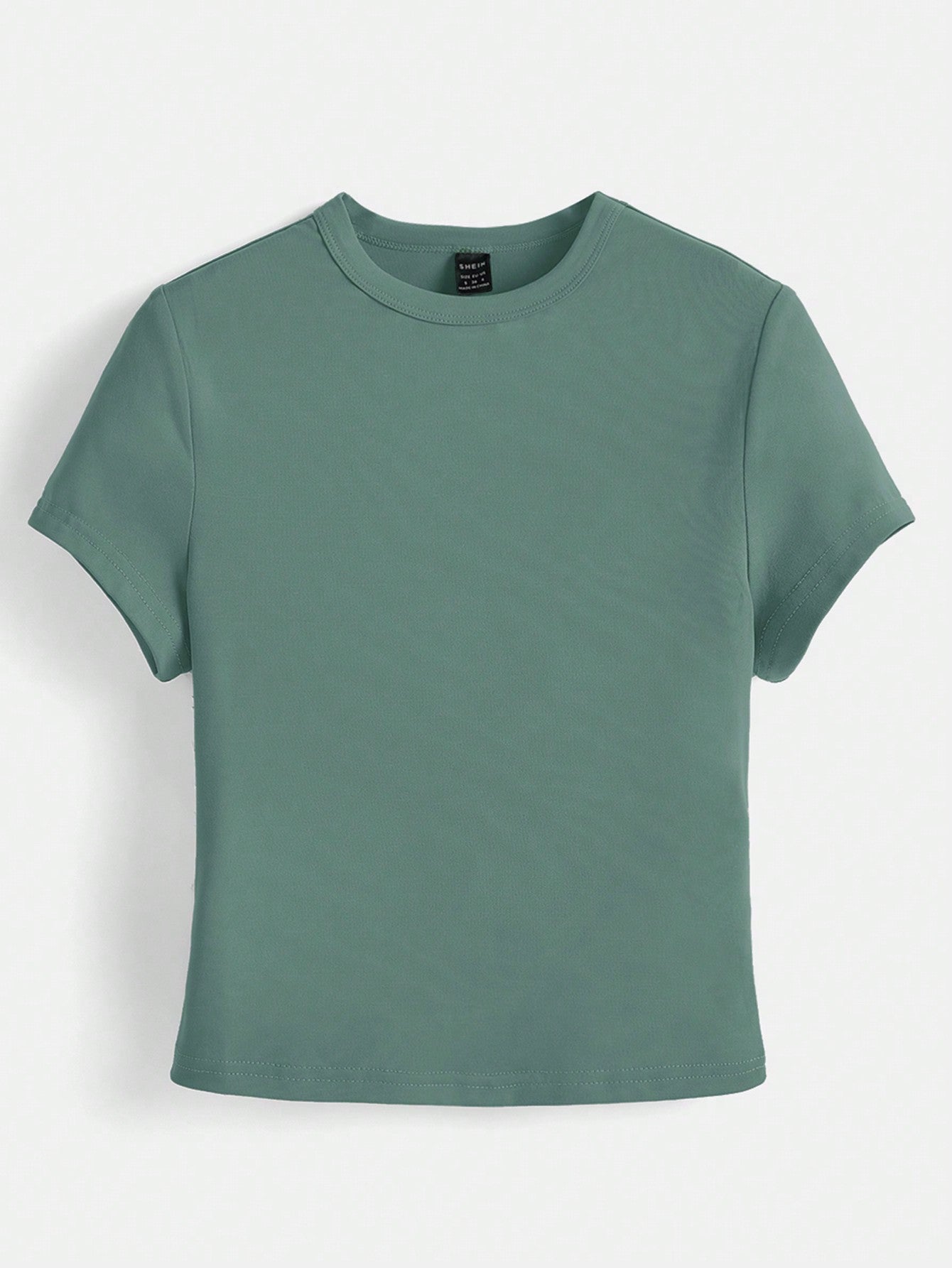 BASICS Solid Form Fitted Tee