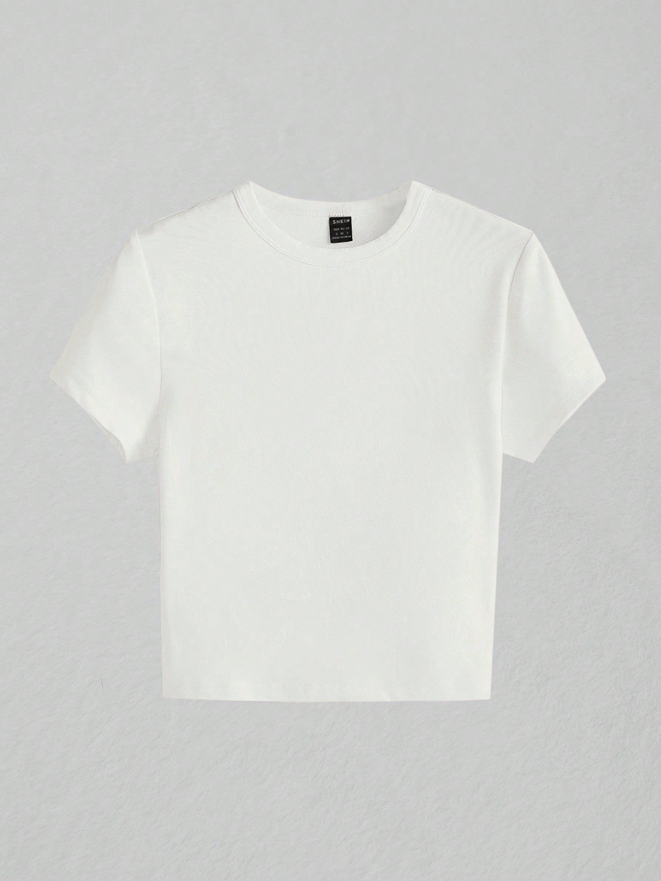 BASICS Solid Form Fitted Tee