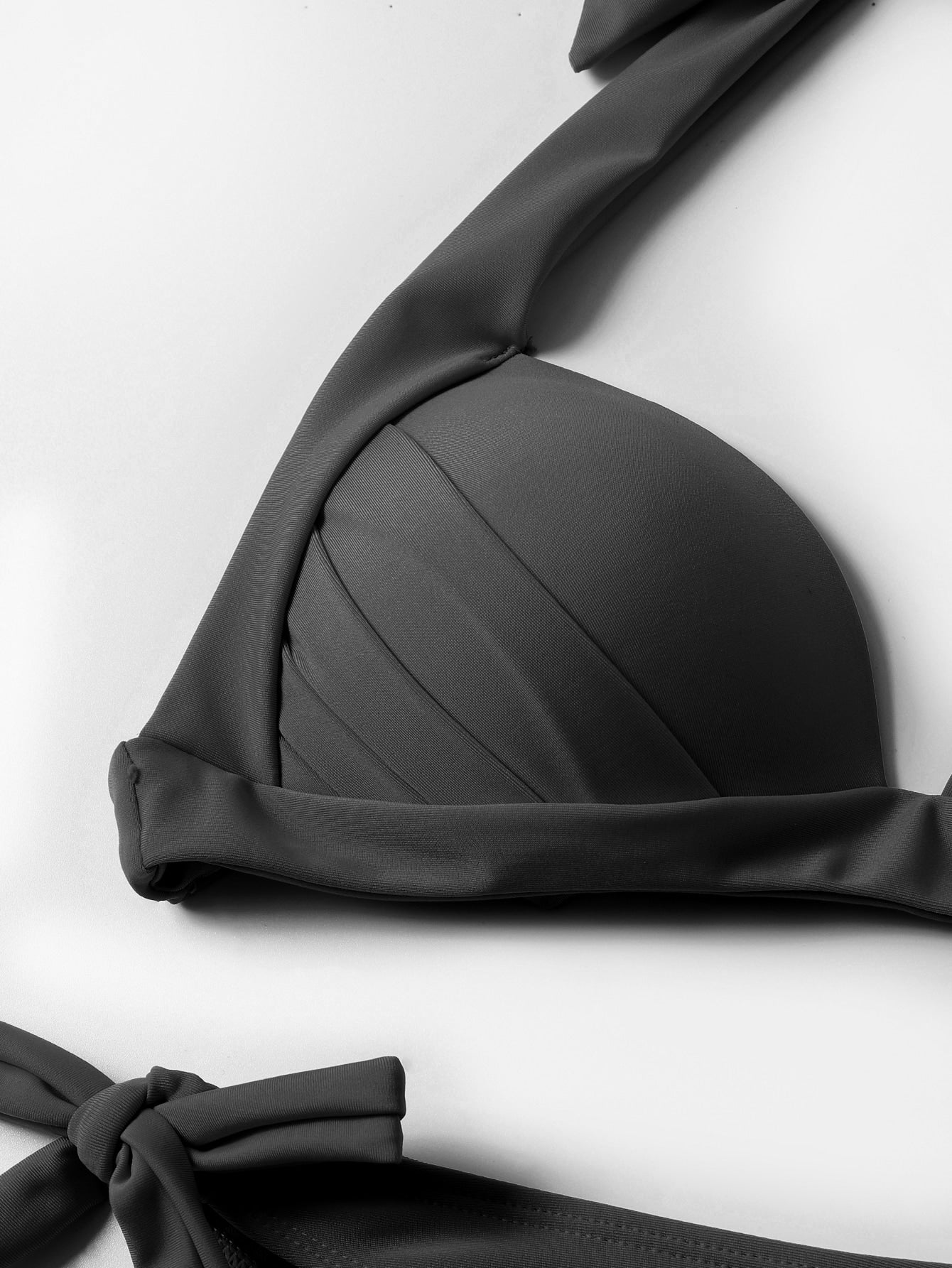 Swim Basics Halter Tie Side Bikini Swimsuit