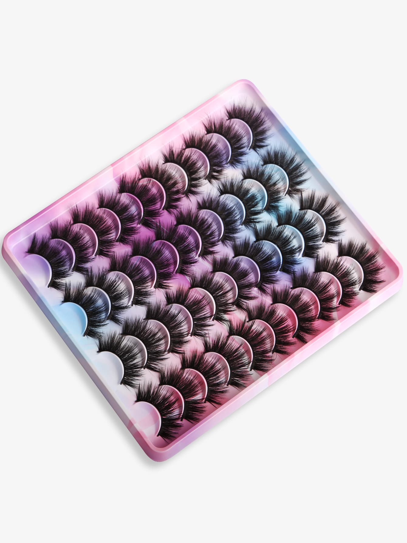 Mix Type Volumized Eyelashes 20 Play 12 18mm cross explosive eyelashes