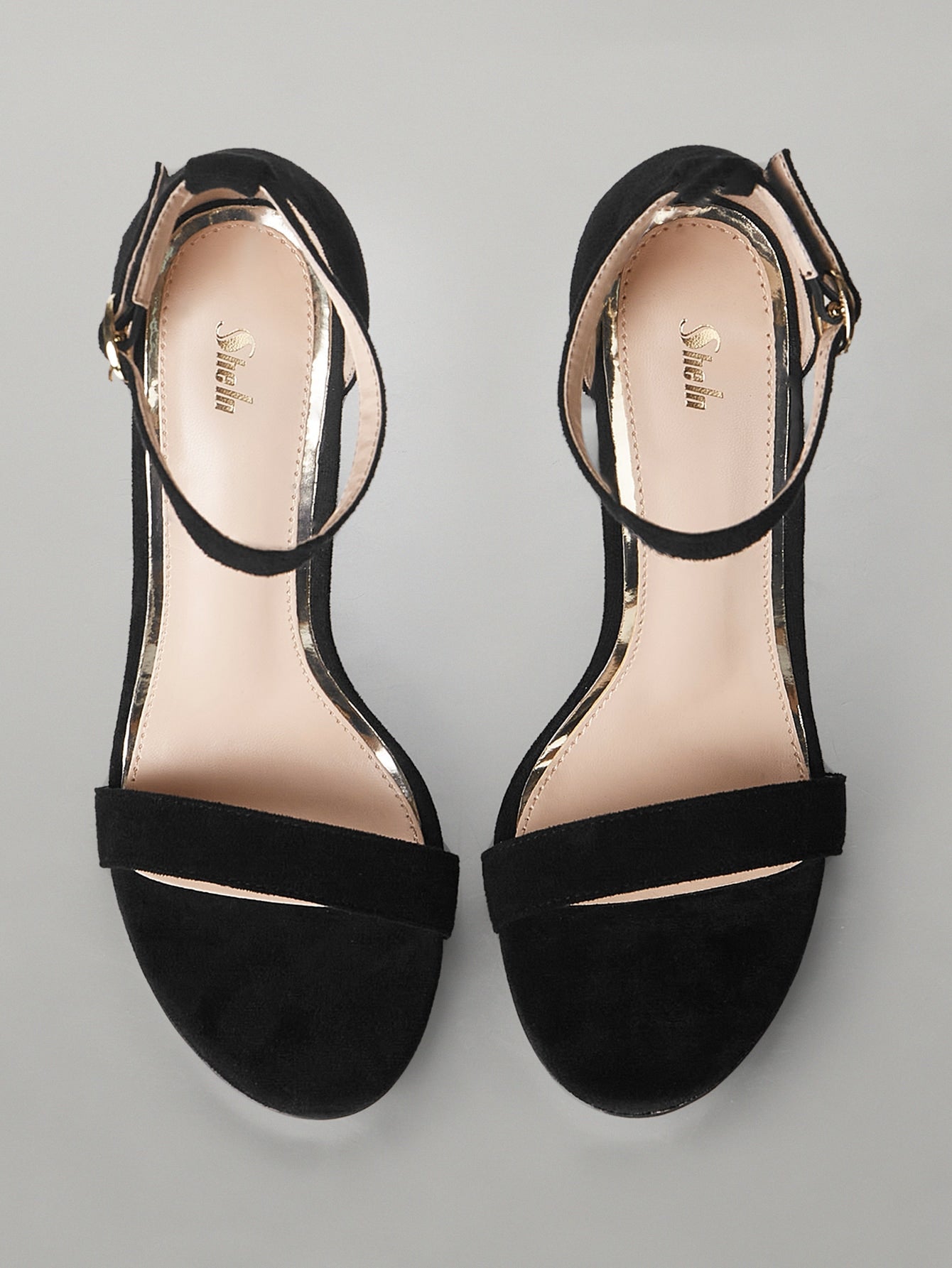 BIZwear Women Minimalist Stiletto Heeled Ankle Strap Sandals, Elegant Summer Heeled Sandals