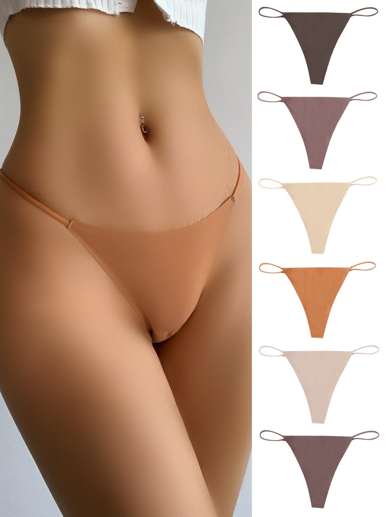 6pack No Show Panty Set