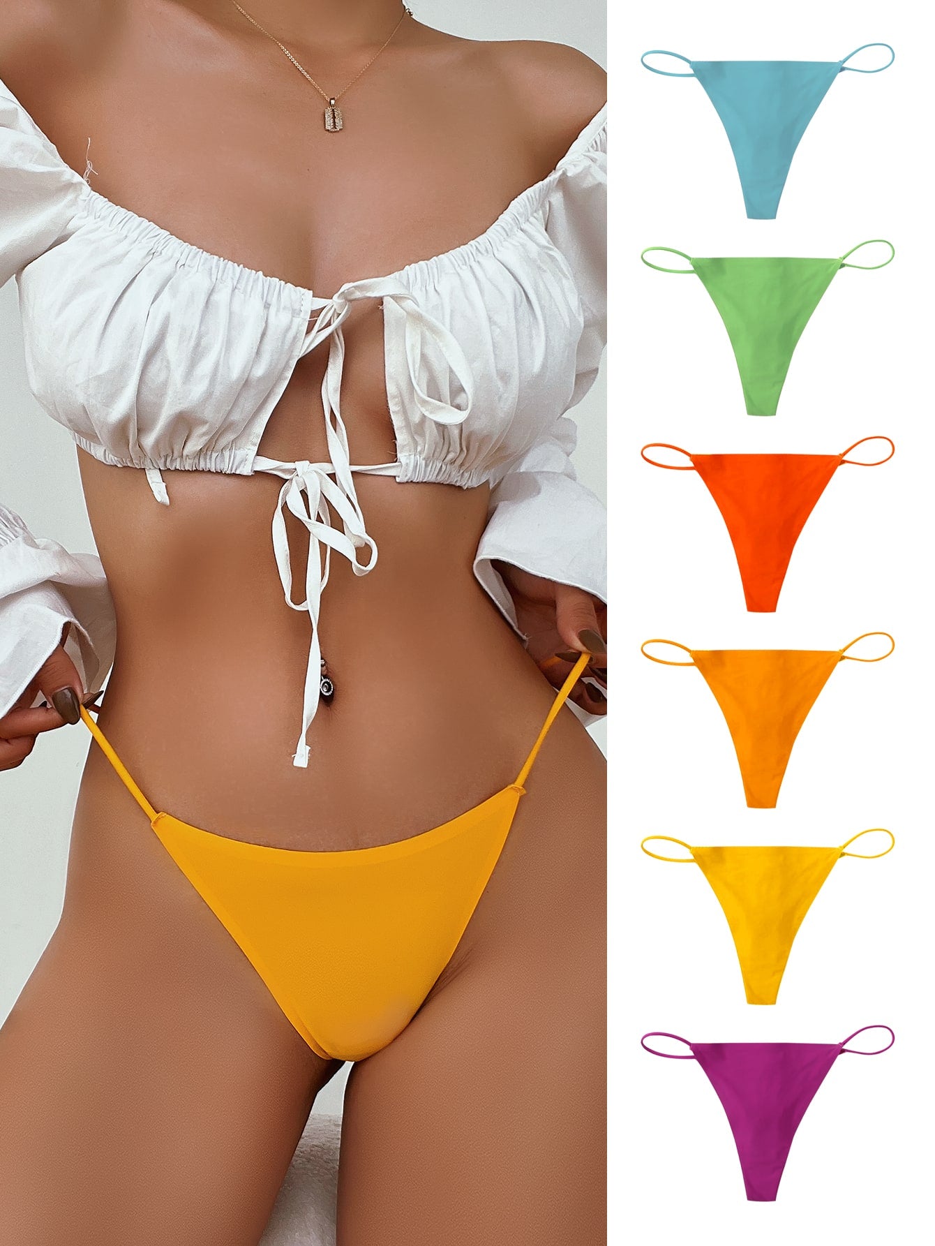 6pack No Show Panty Set