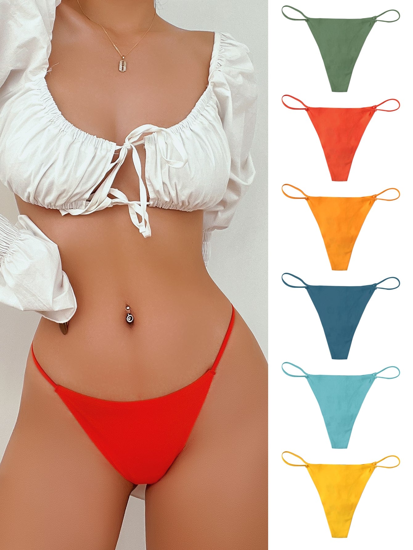 6pack No Show Panty Set