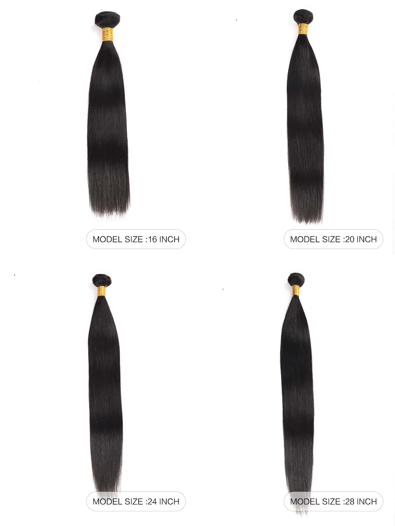 Virgin Hair Bundle Silky Straight Natural Black Color Cuticle Aligned One Hair Donor Virgin Human Hair Weave