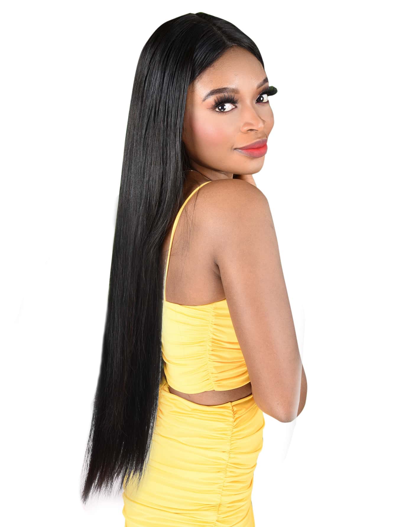 Virgin Hair Bundle Silky Straight Natural Black Color Cuticle Aligned One Hair Donor Virgin Human Hair Weave