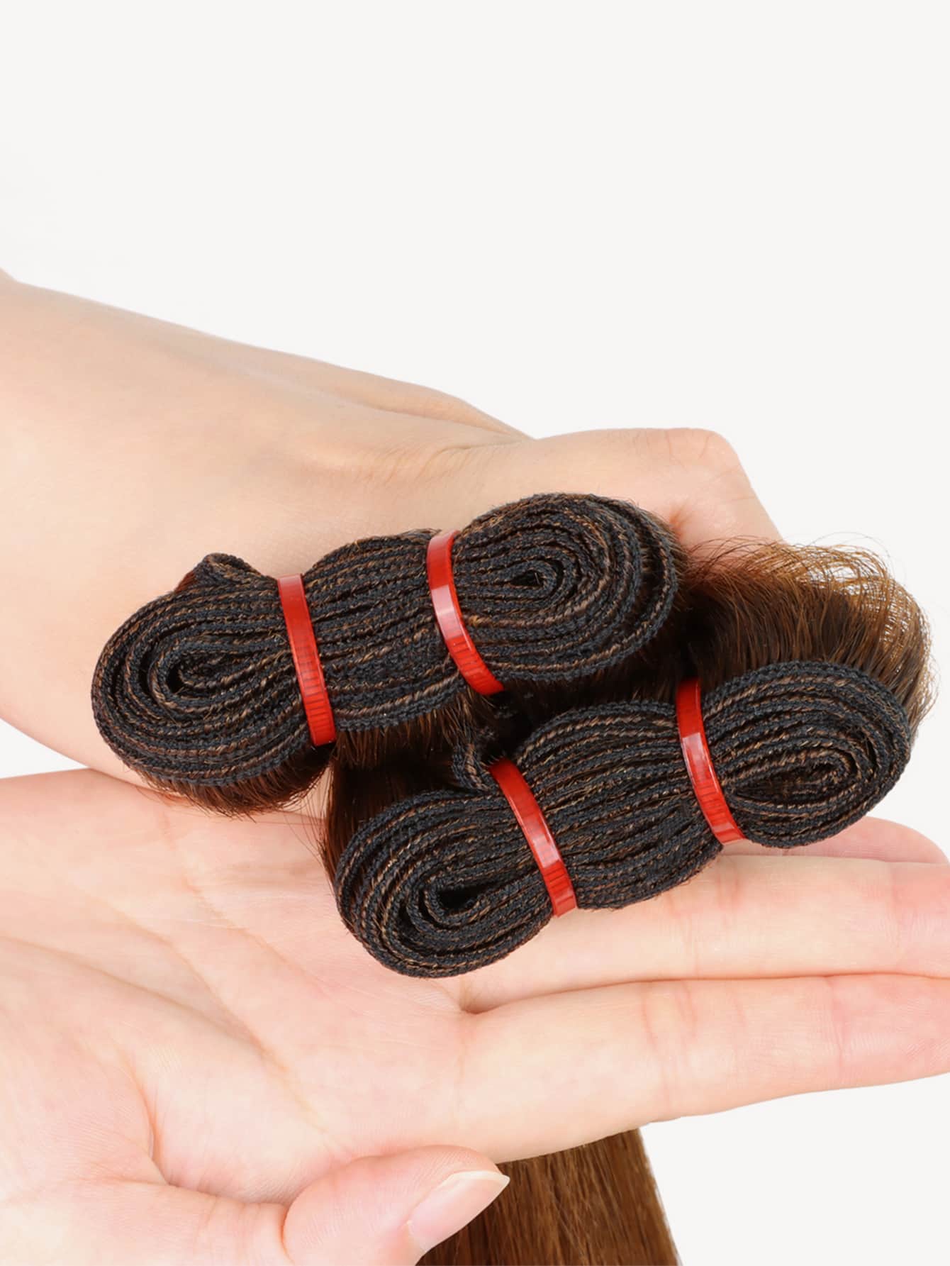 1pc Straight Brown #30 Color 250% Virgin Brazilian Human Hair Bundles Light Brown Color