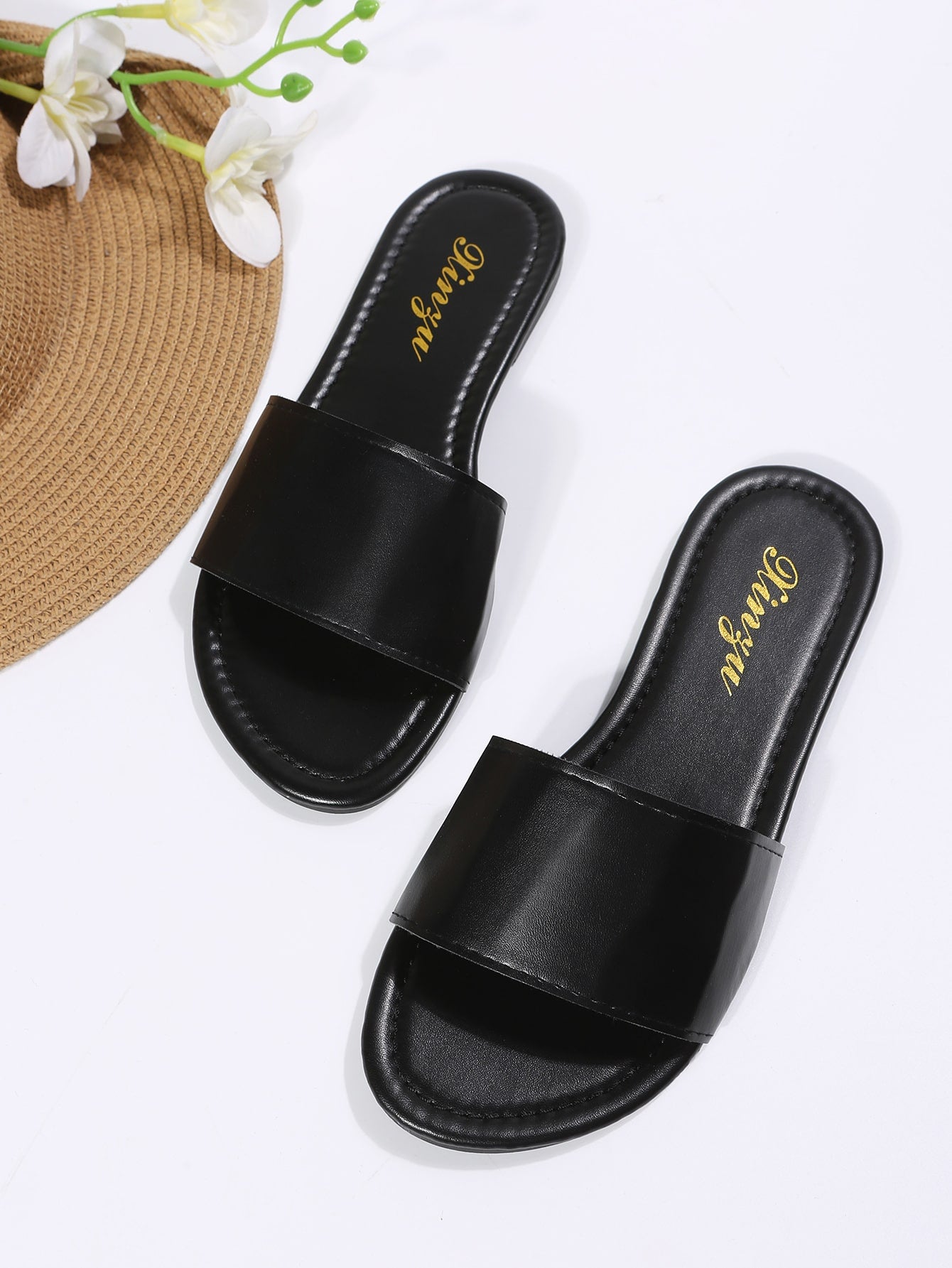 Women Single Band Slide Sandals