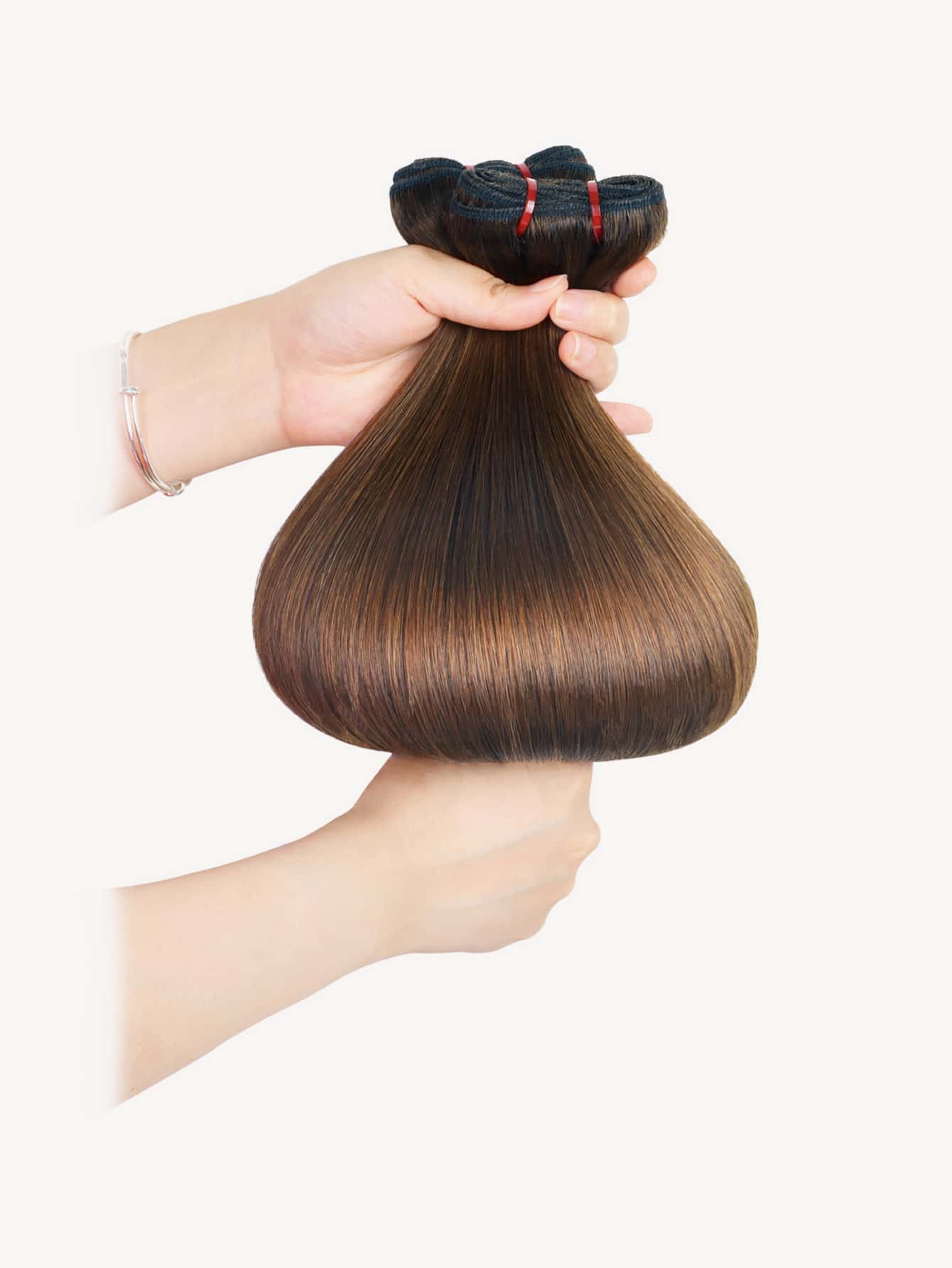 1pc Straight Brown #30 Color 250% Virgin Brazilian Human Hair Bundles Light Brown Color