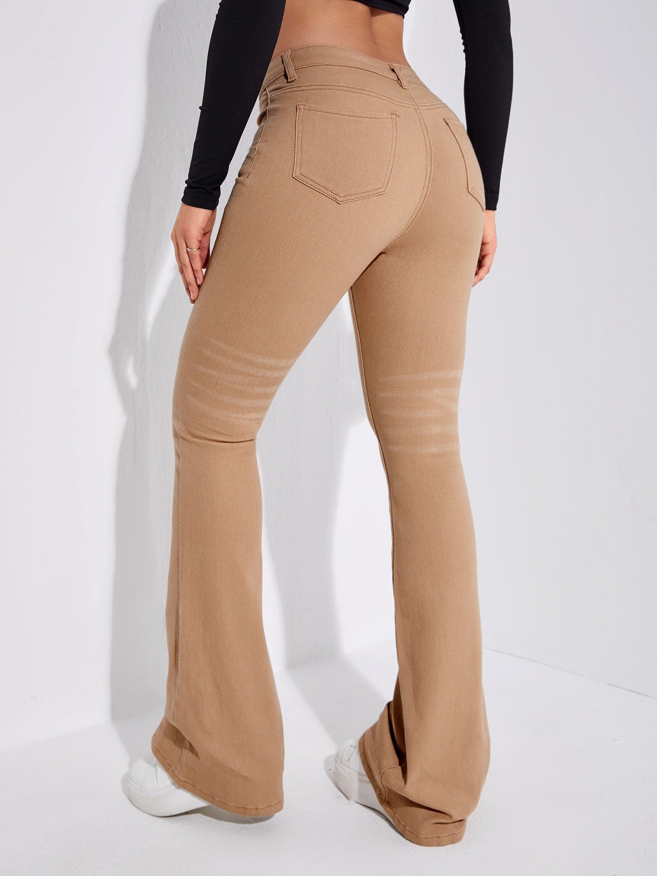 Frenchy Slant Pocket Bootcut Leg Jeans