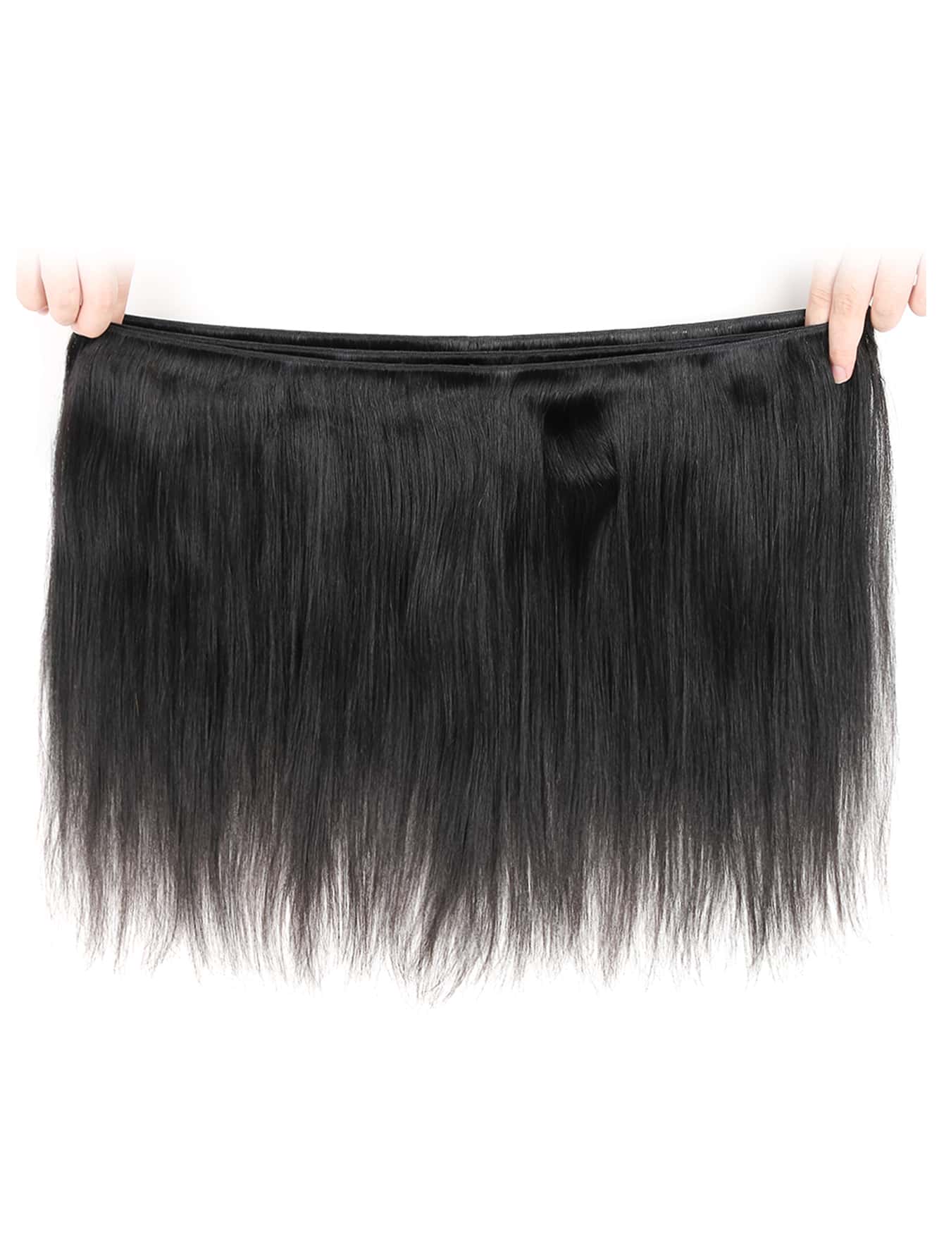 1pc Straight Bundles Natural Black Color Virgin Human Hair Remy Hair Weave