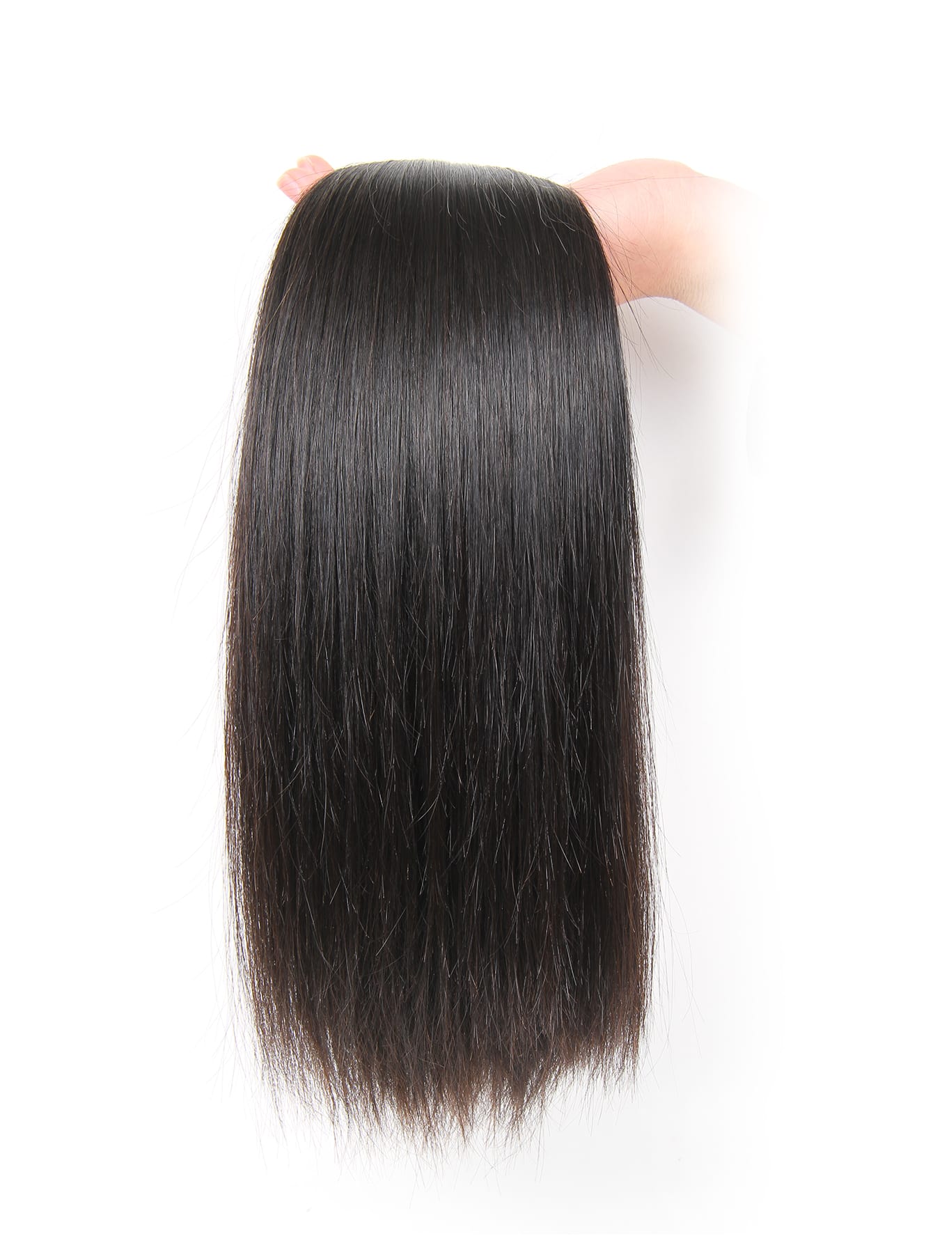 1pc 12A Grade Straight Bundles Natural Black Color Virgin Human Hair Remy Hair Weave
