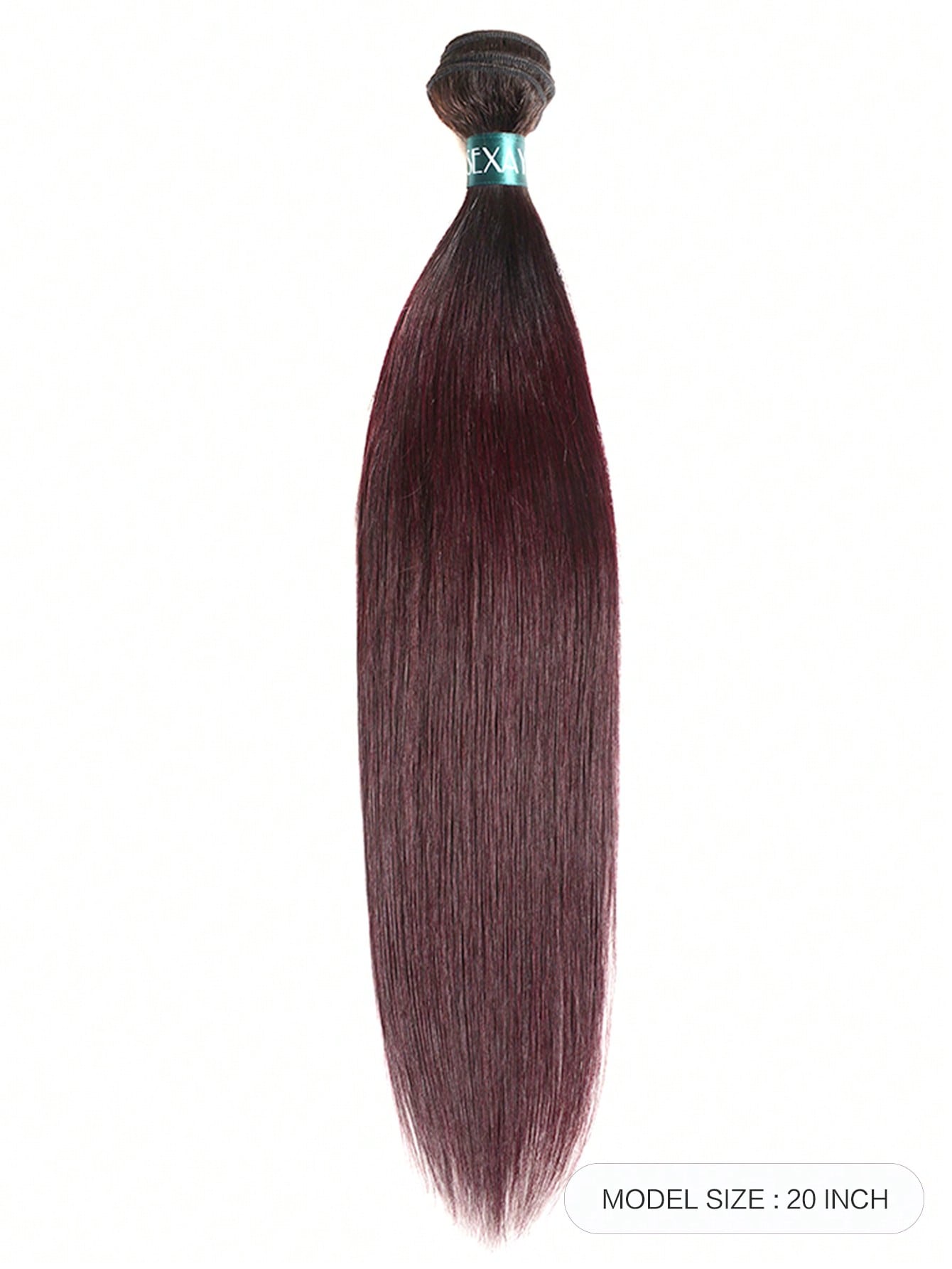 1Pc Ombre Straight Human Bundles Hair Ombre 99JA Virgin Bundles Hair 1B/99JA 100% Unprocessed Ombre 1 Bundle Extension for Women