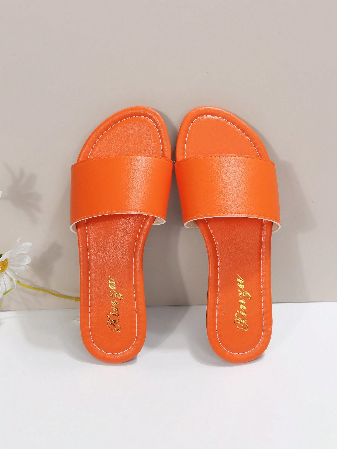 Women Single Band Slide Sandals