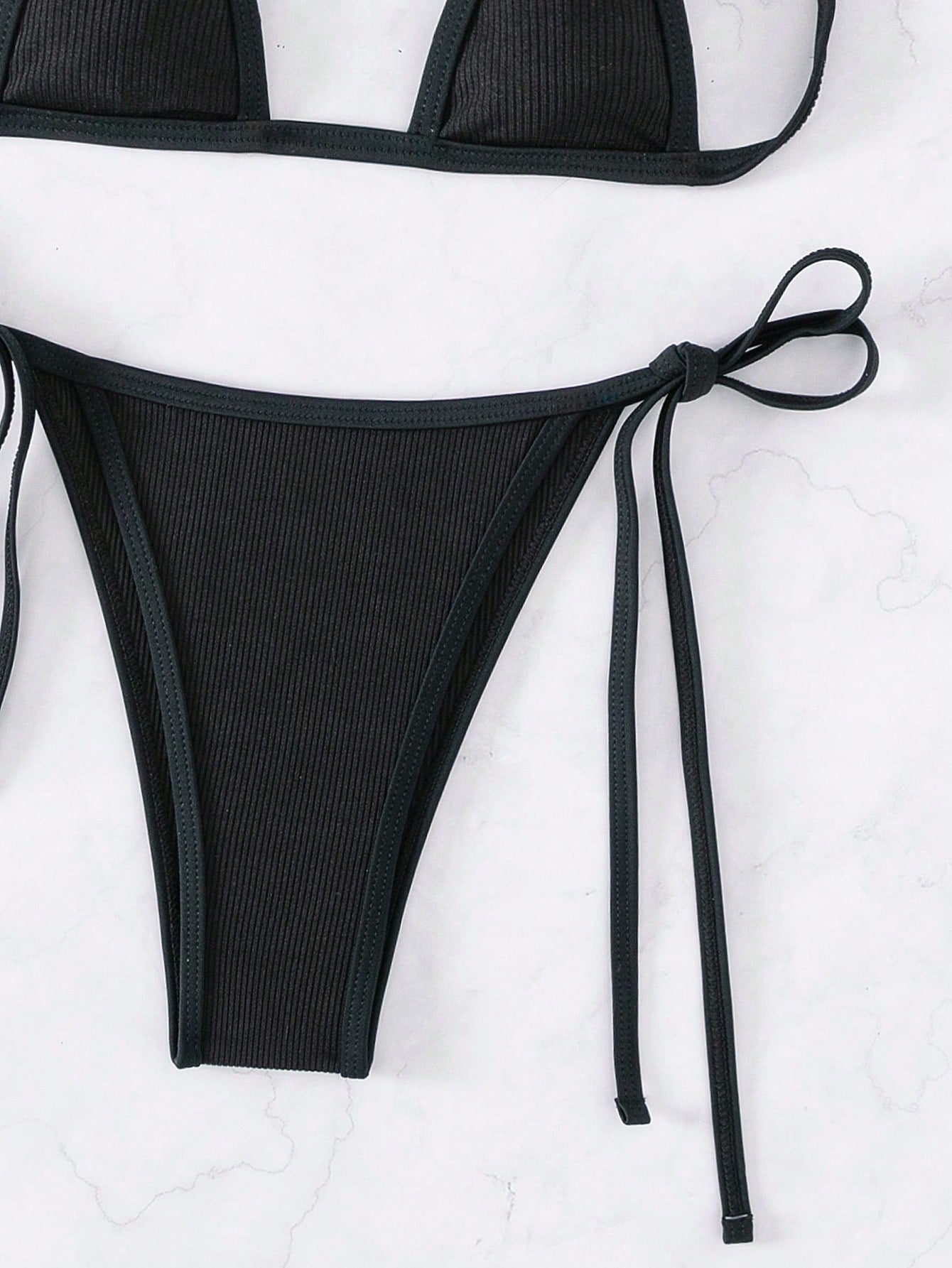 Swim BAE Halter Triangle Tie Side Bikini Swimsuit