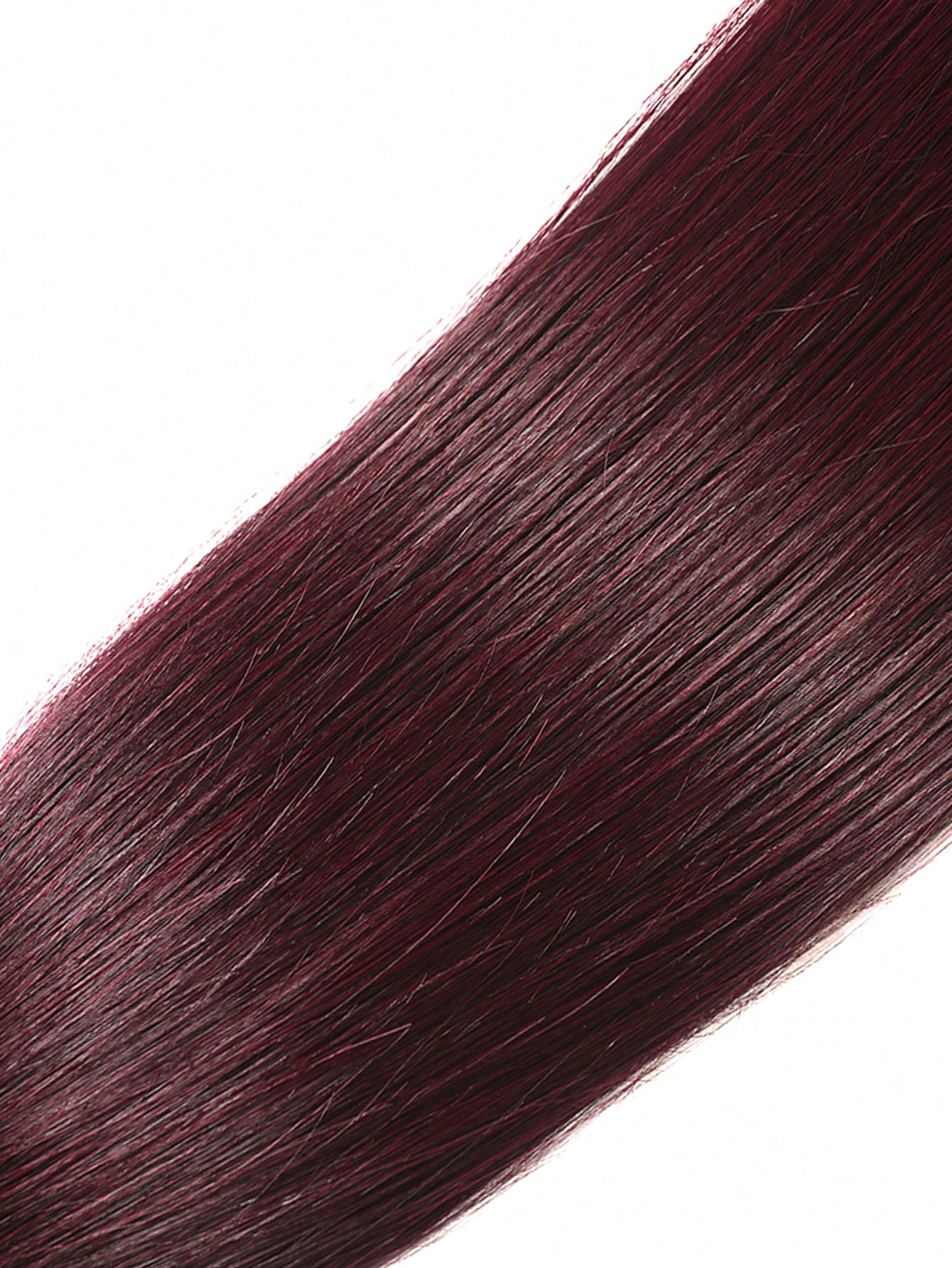 4pcs 1B 99J Straight Bundle With Closure Human Hair Ombre 99JA Colored Hair