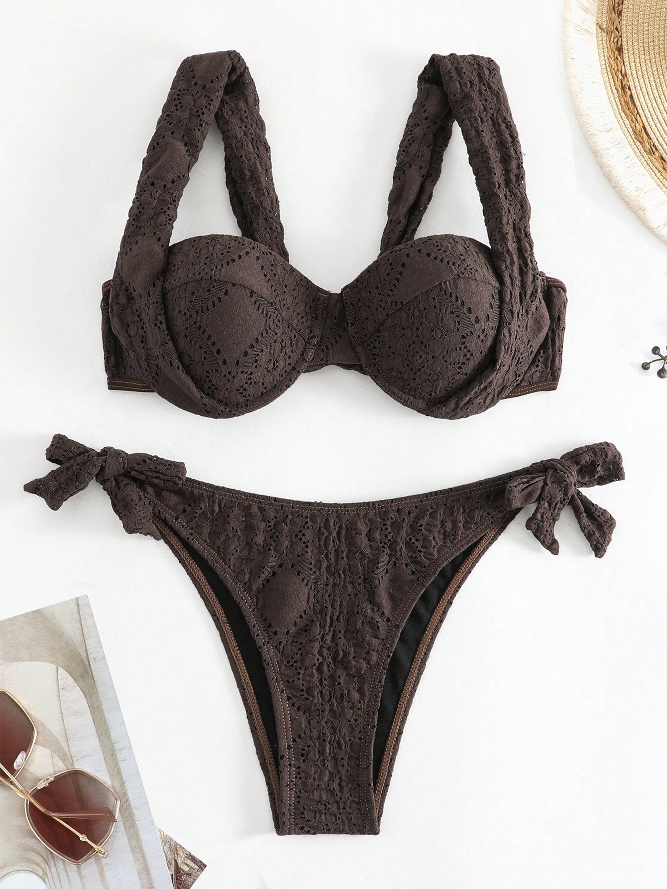 Swim SXY Schiffy Underwire Tie Side Bikini Swimsuit