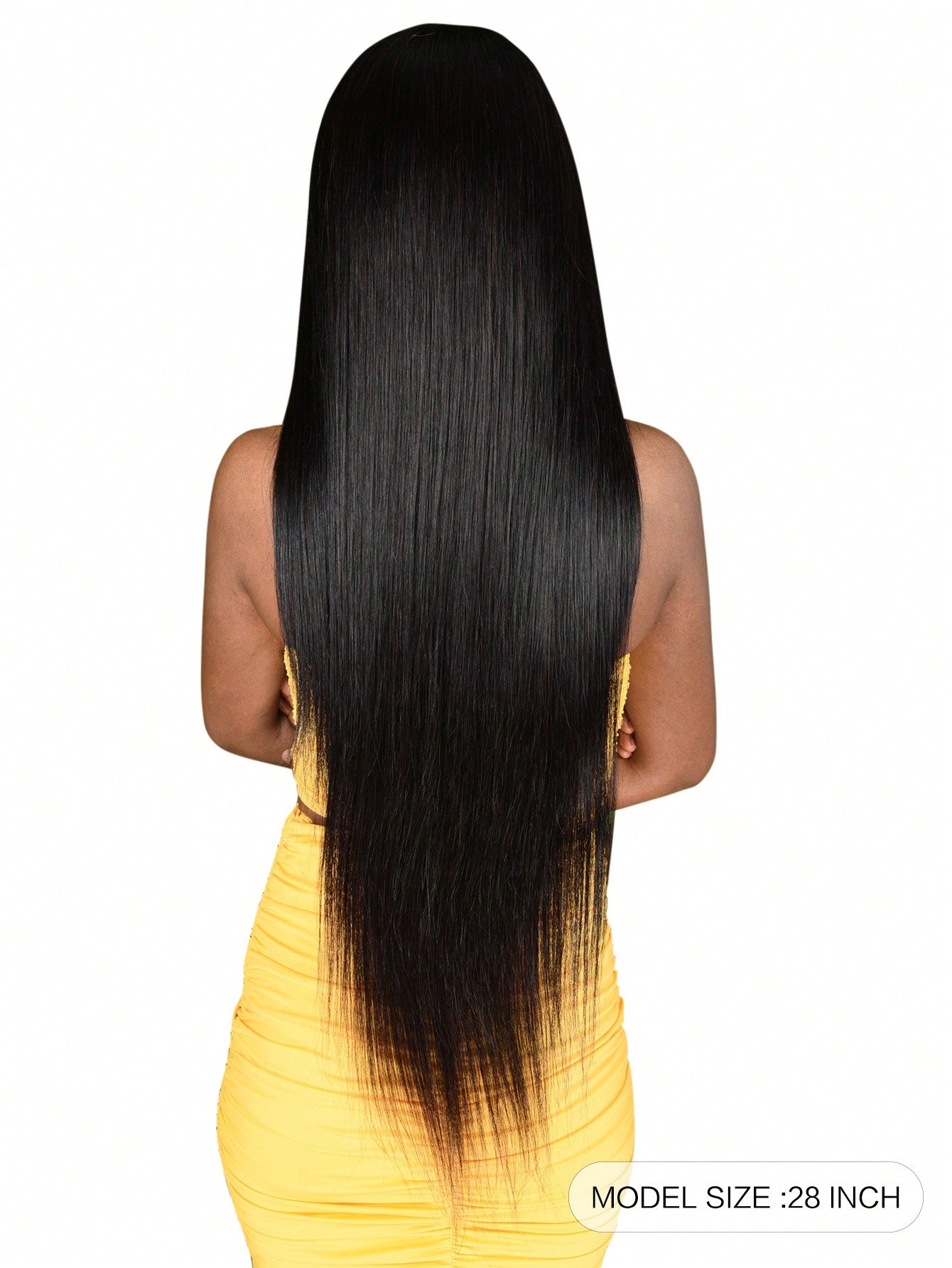 3 PCS Straight Hair Bundles Weave Natural Black Color 100% Unprocessed Virgin Human Hair Cuticle Aligned One Donor Hair 3 Bundles Deals