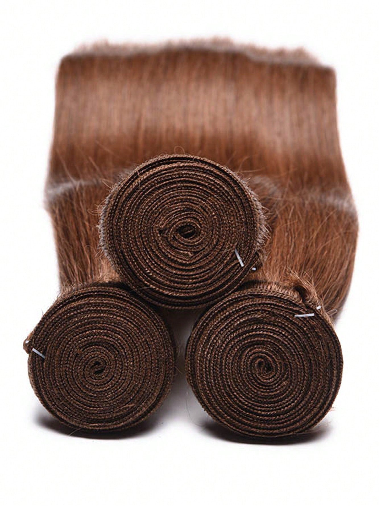 Medium Brown Reddish Color 4# Virgin Human Hair Weave Bundles Plain Color Silky Straight Hair Weft 10-24 inches