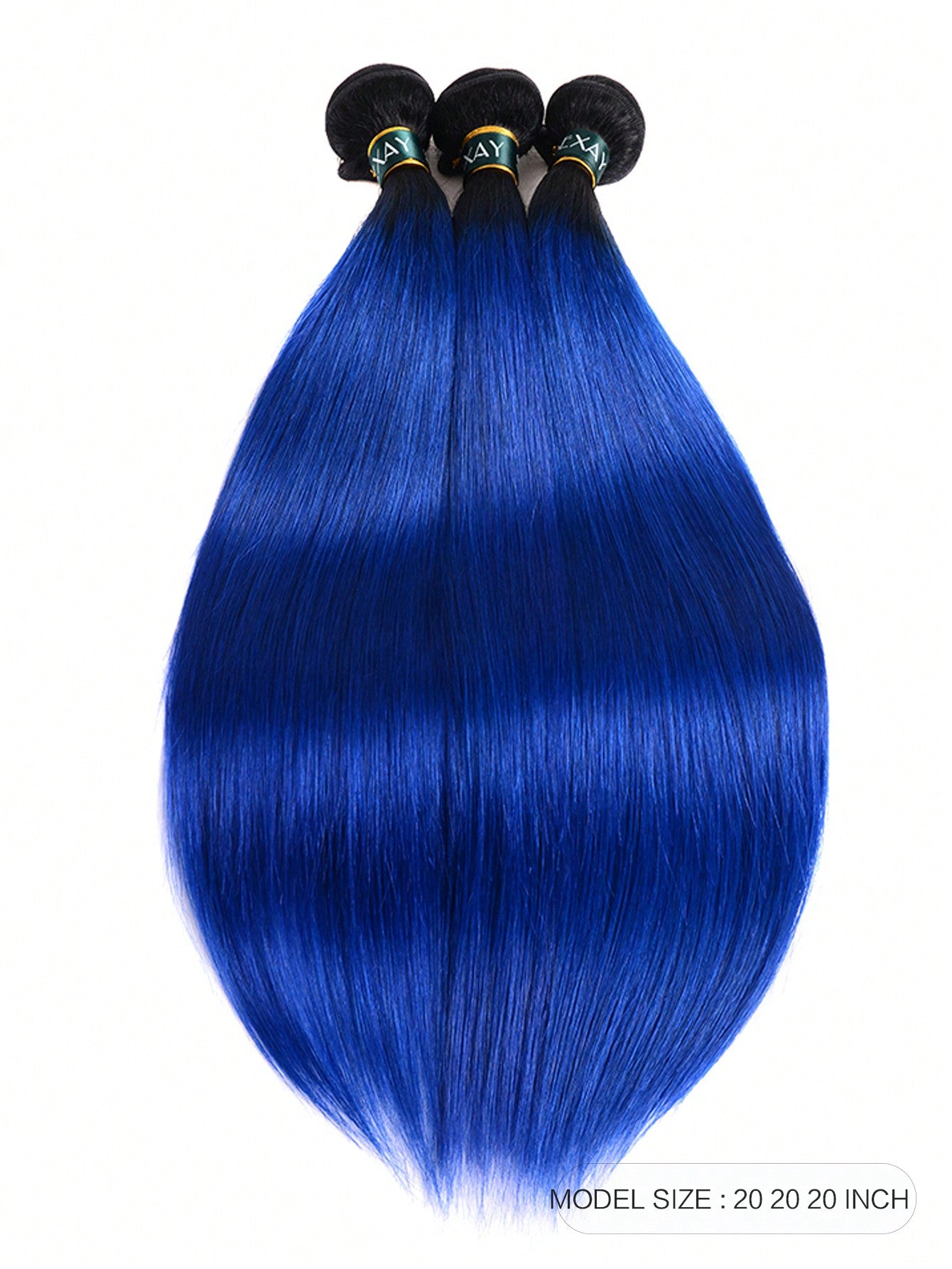 3Pcs Human Virgin Hair Bundles #350 Ombre Ginger Orange 3 Bundles Hair Extension for Women