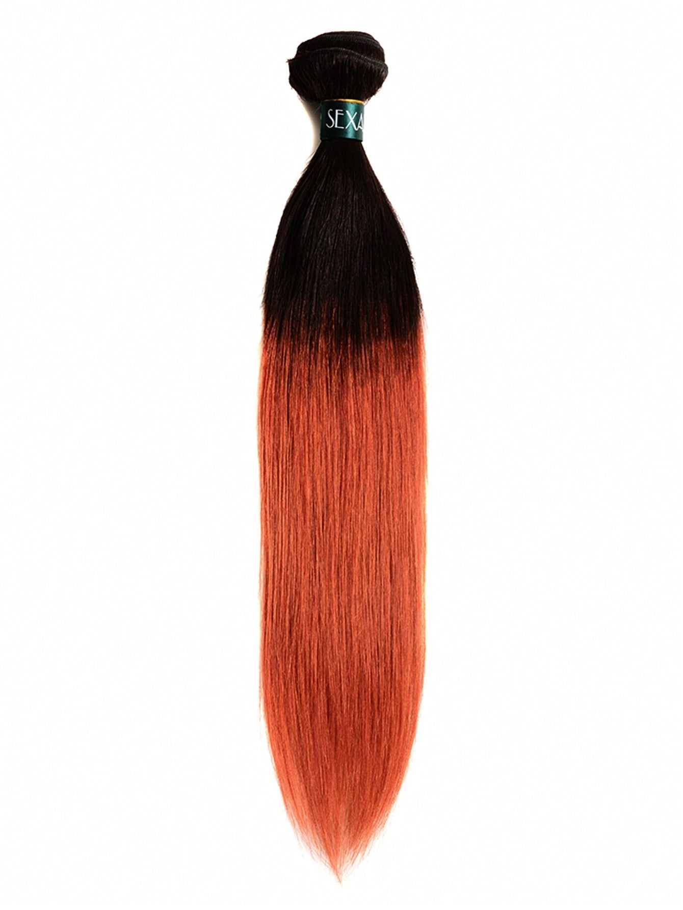 3Pcs Human Virgin Hair Bundles #350 Ombre Ginger Orange 3 Bundles Hair Extension for Women
