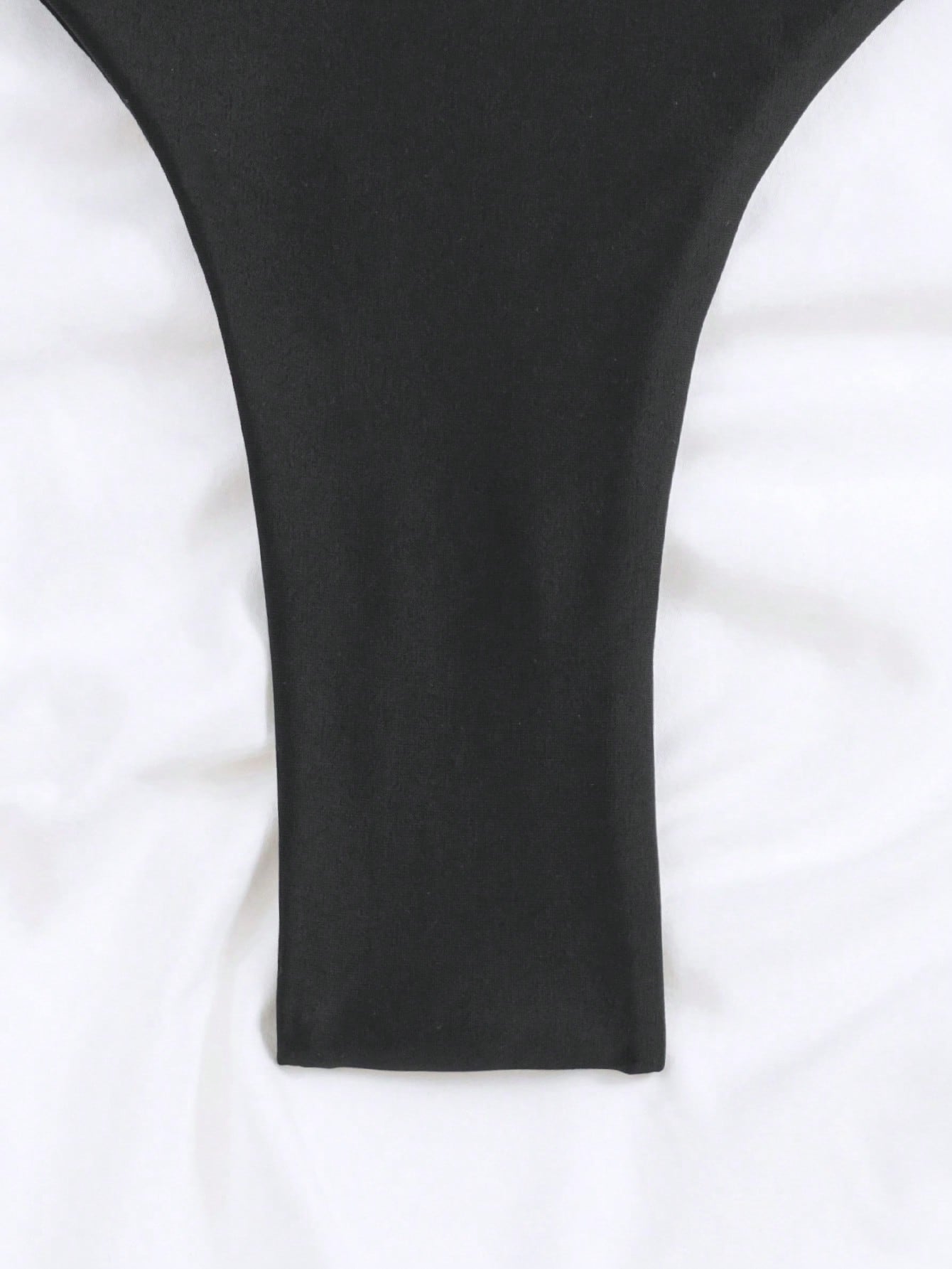 Ring Linked Halter Triangle Bikini Swimsuit