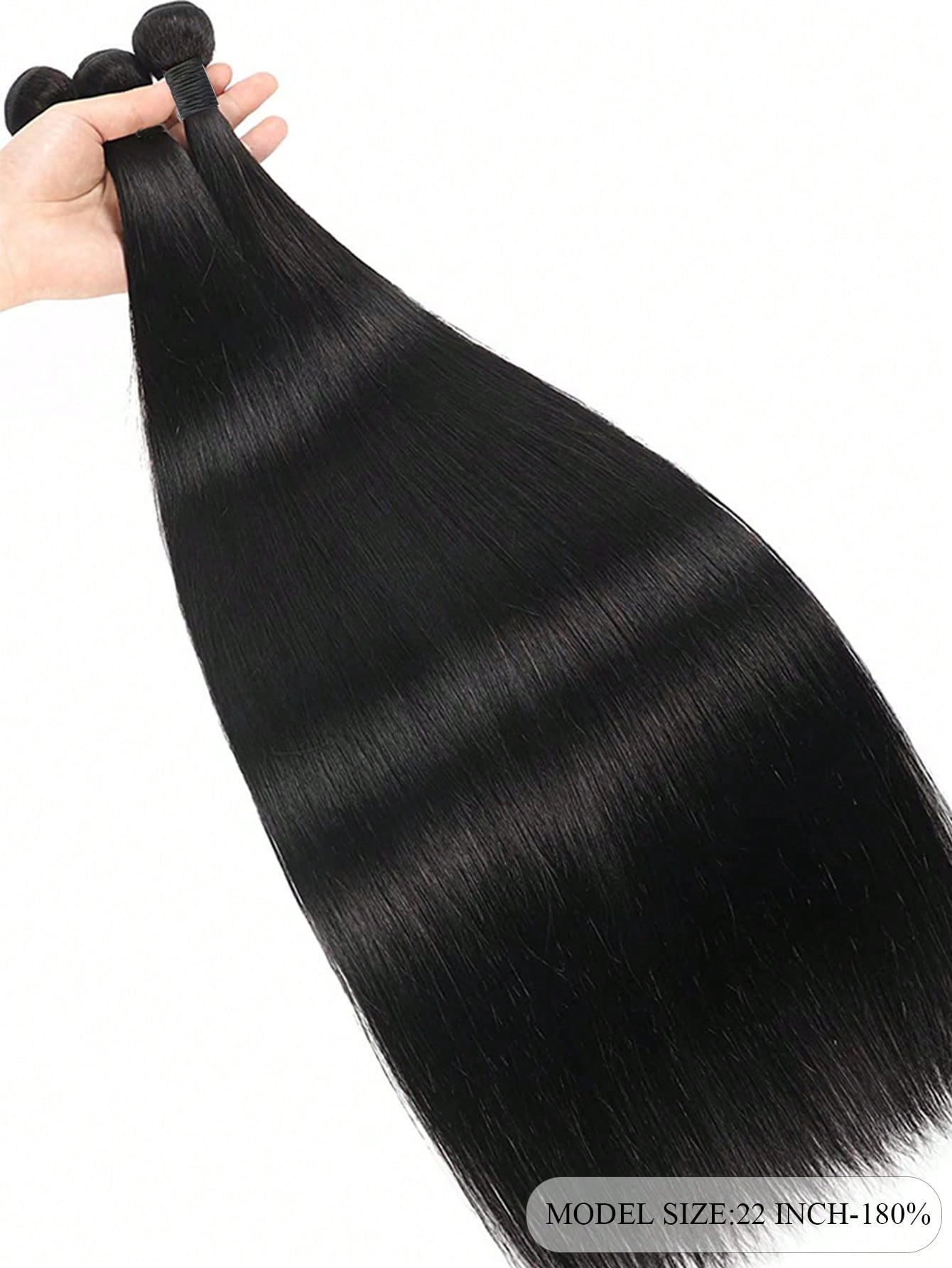 4pcs long straight bundles with 4 X 4 lace closure natural black virgin human hair Extensions