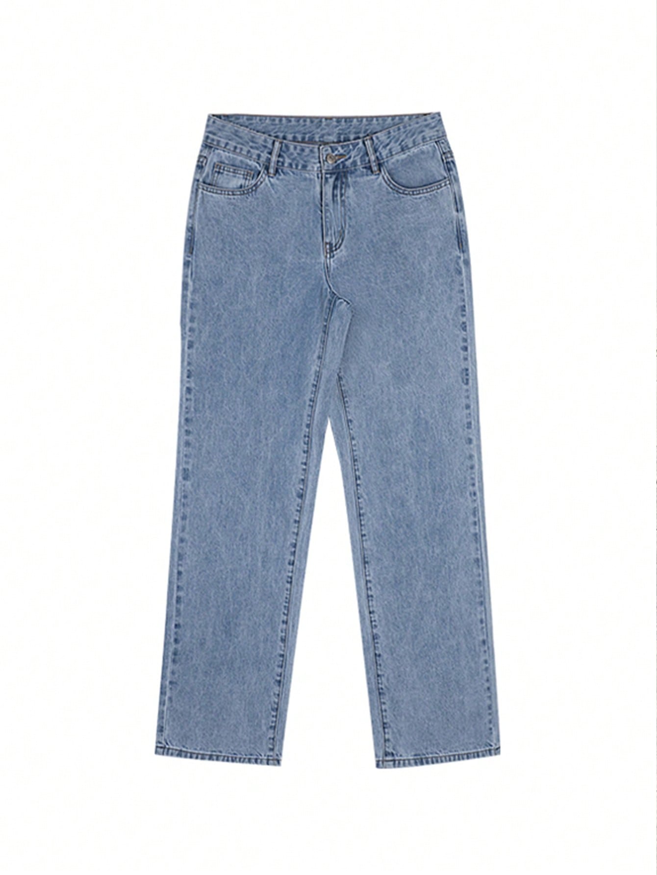 Drop Waist Straight Leg Jeans