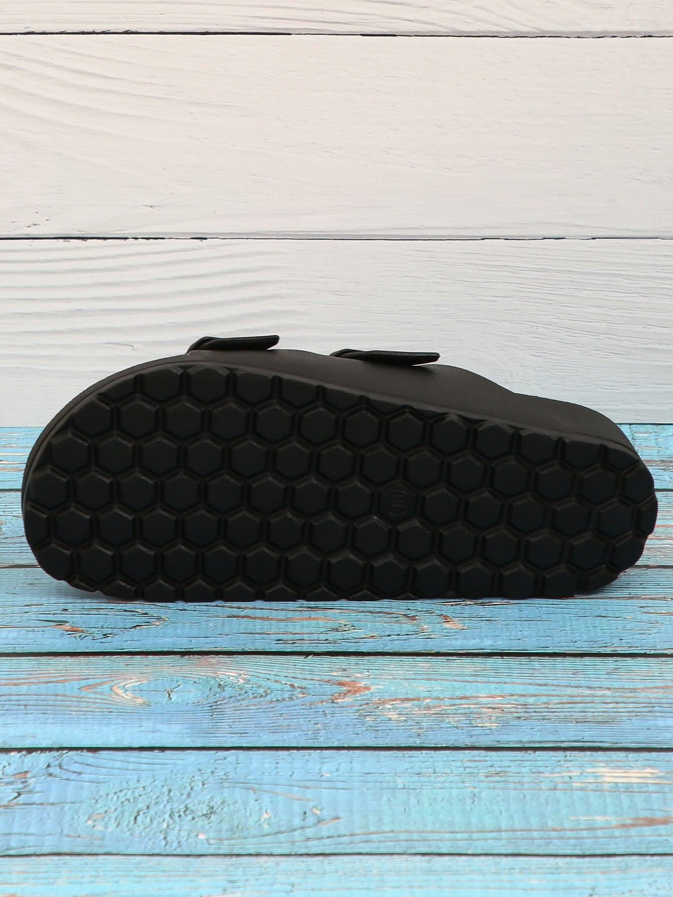 Women's Adjustable Double Buckle Thick Sole Sandals, Fashionable And Versatile, For Outdoor Summer Wear