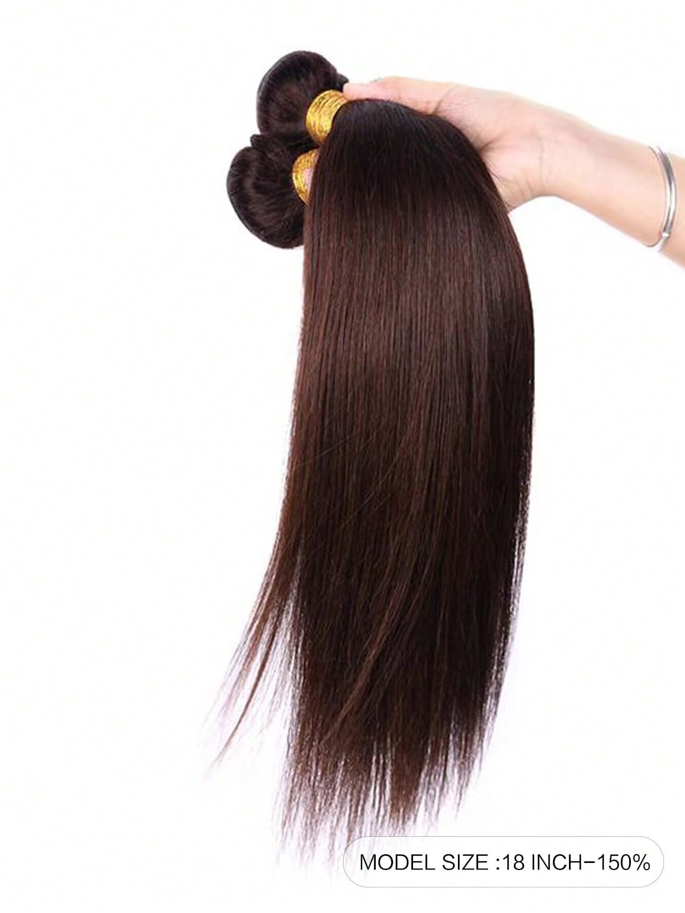 Medium Brown Reddish Color 4# Virgin Human Hair Weave Bundles Plain Color Silky Straight Hair Weft 10-24 inches