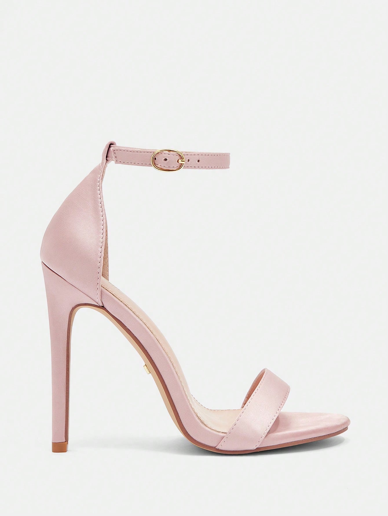 BIZwear Women Minimalist Stiletto Heeled Ankle Strap Sandals, Elegant Summer Heeled Sandals