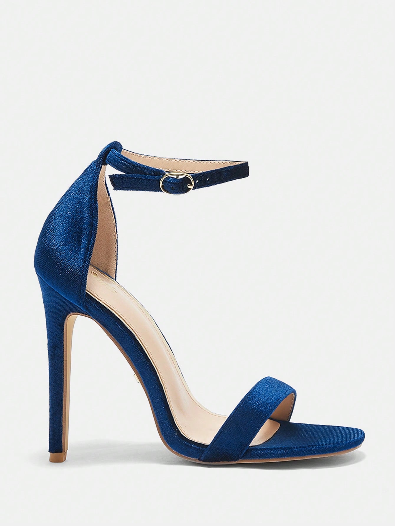 BIZwear Women Minimalist Stiletto Heeled Ankle Strap Sandals, Elegant Summer Heeled Sandals