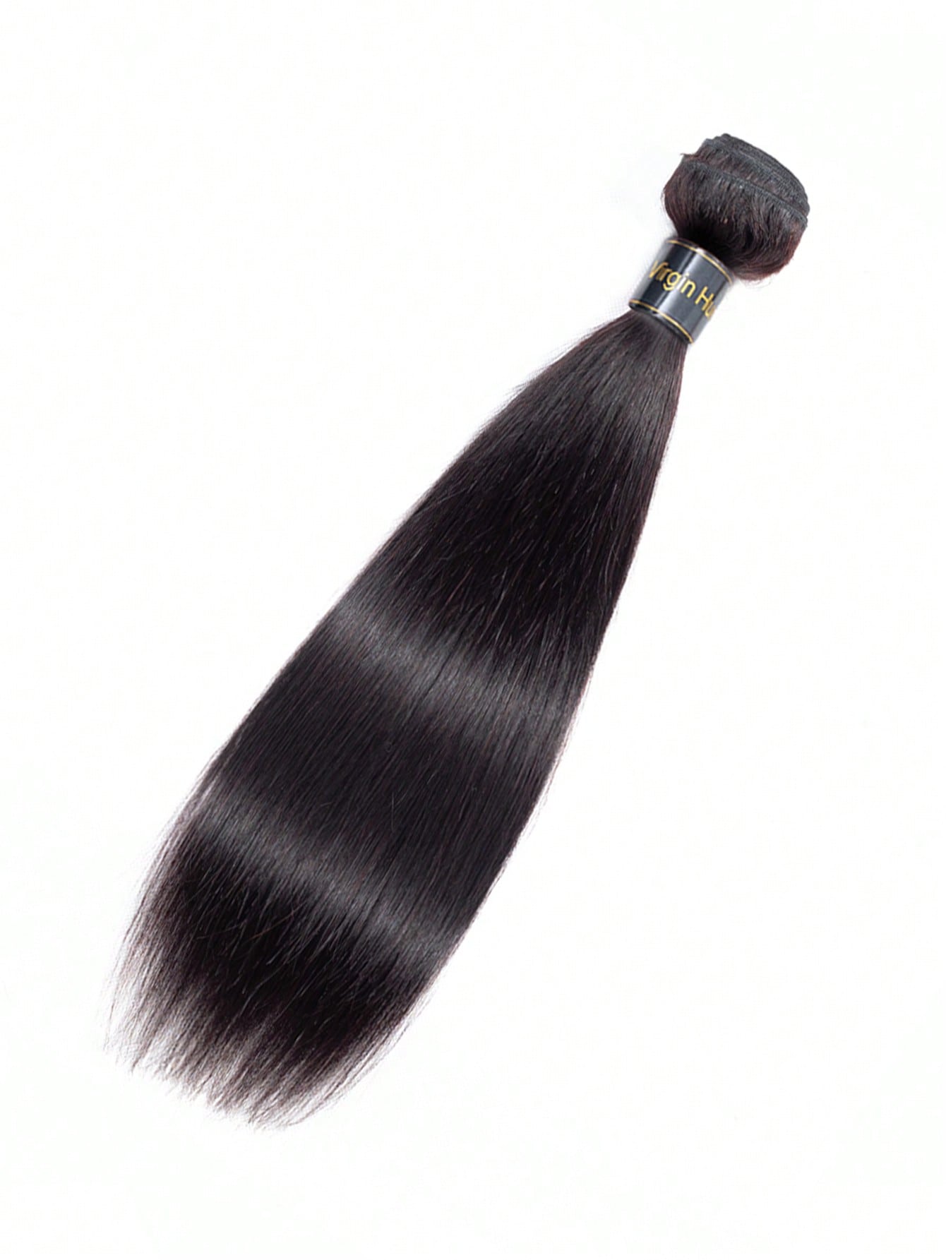 1pc Straight Natural Black Human Hair Bundle 150% Density Bundles For Women