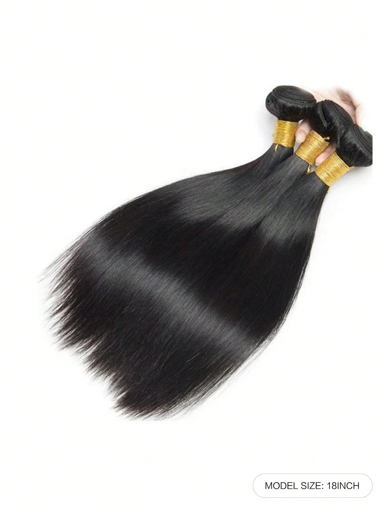 3pcs 12A Straight Hair Bundles Natural Color 8-30Inch Remy Human Hair Extensions For Women