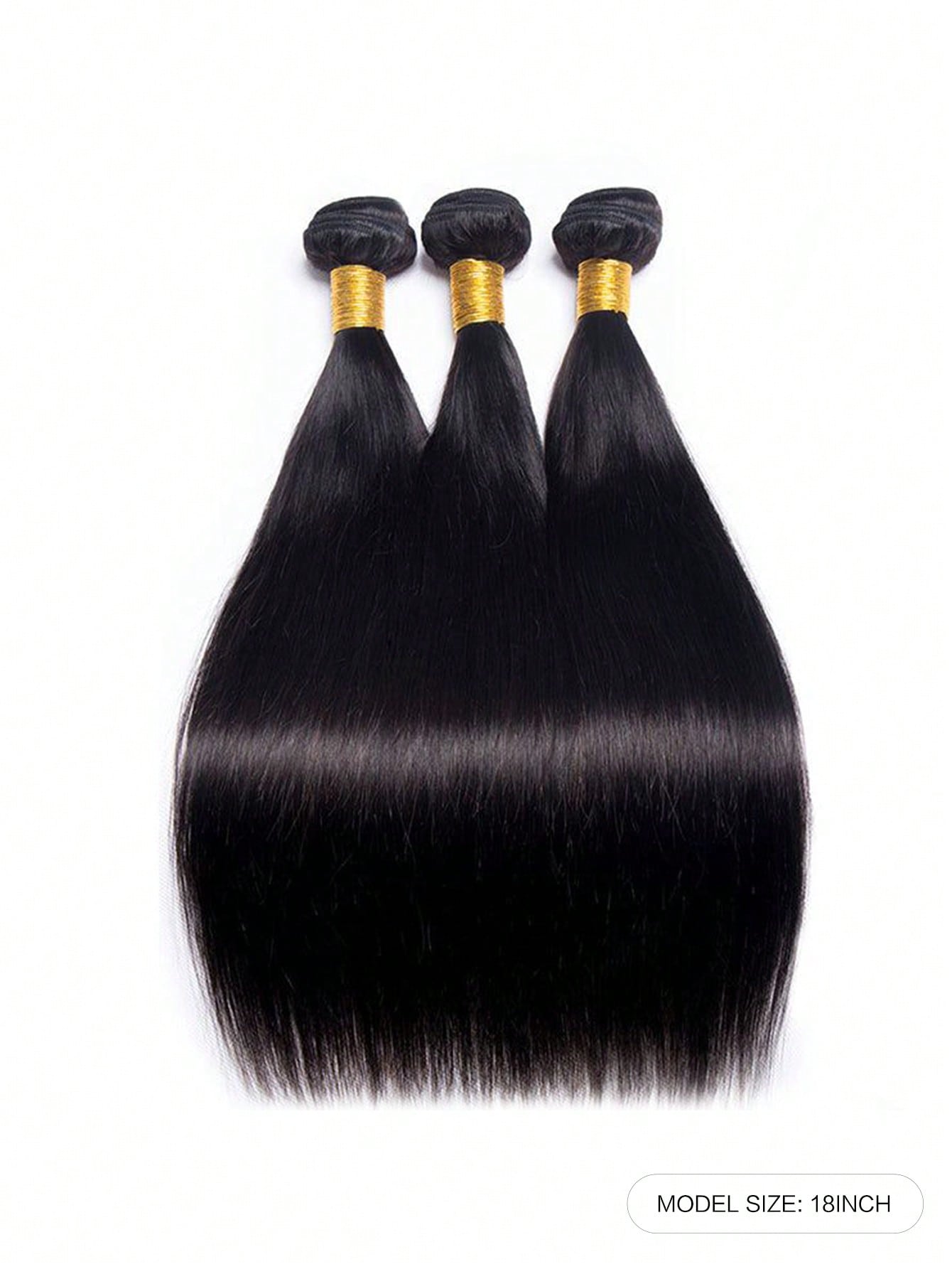 3pcs 12A Straight Hair Bundles Natural Color 8-30Inch Remy Human Hair Extensions For Women