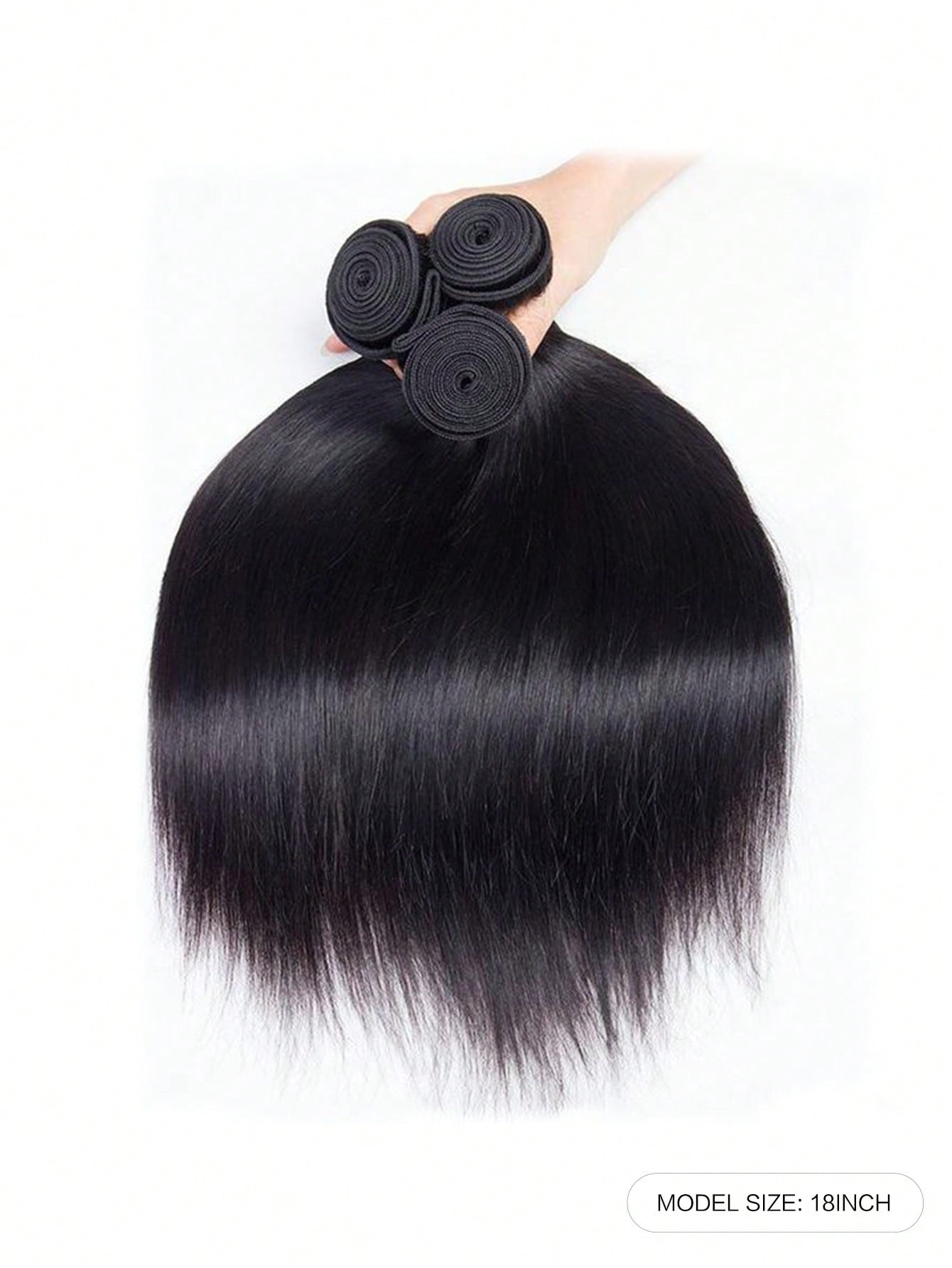 3pcs 12A Straight Hair Bundles Natural Color 8-30Inch Remy Human Hair Extensions For Women