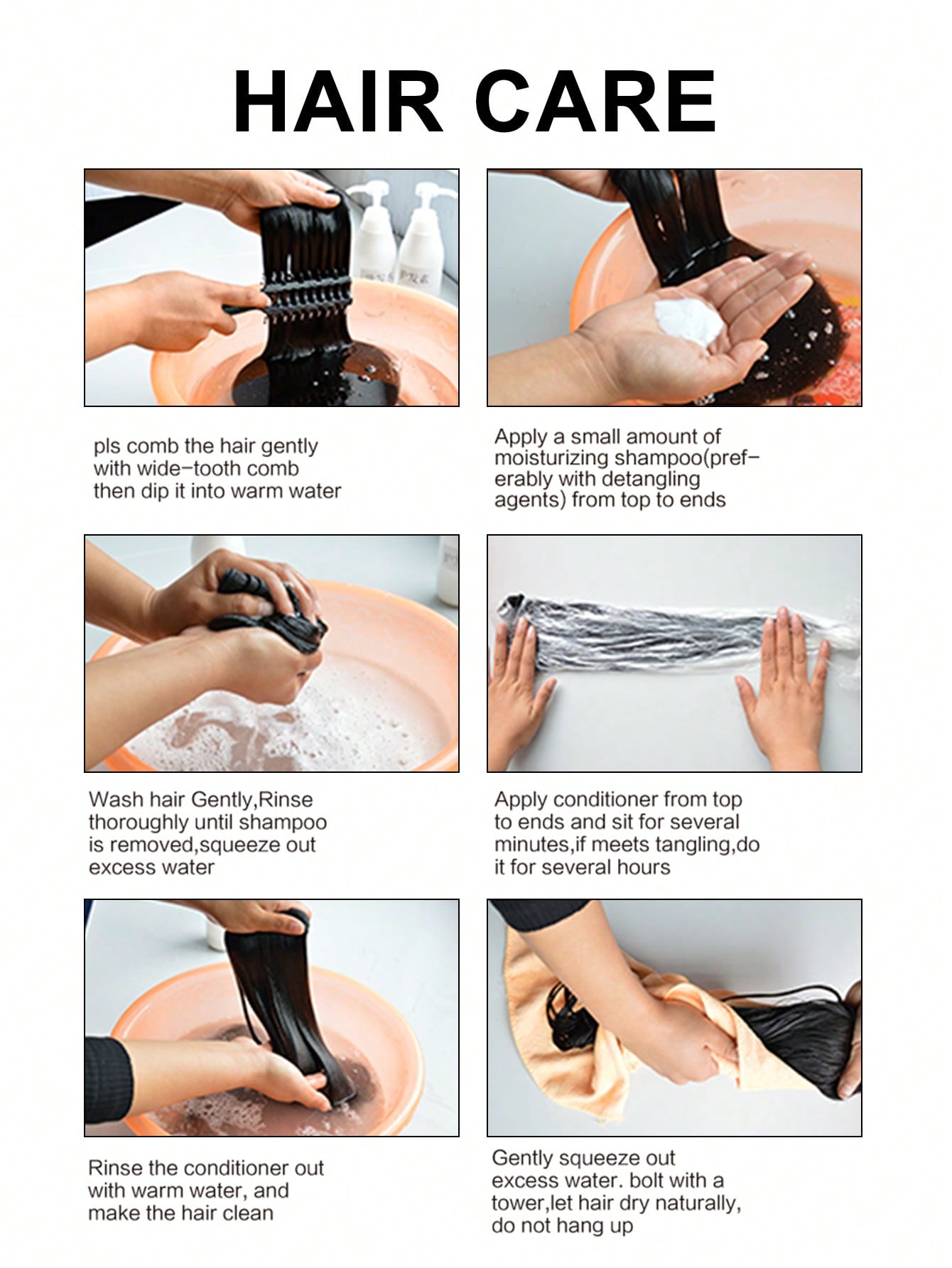 3pcs 12A Straight Hair Bundles Natural Color 8-30Inch Remy Human Hair Extensions For Women