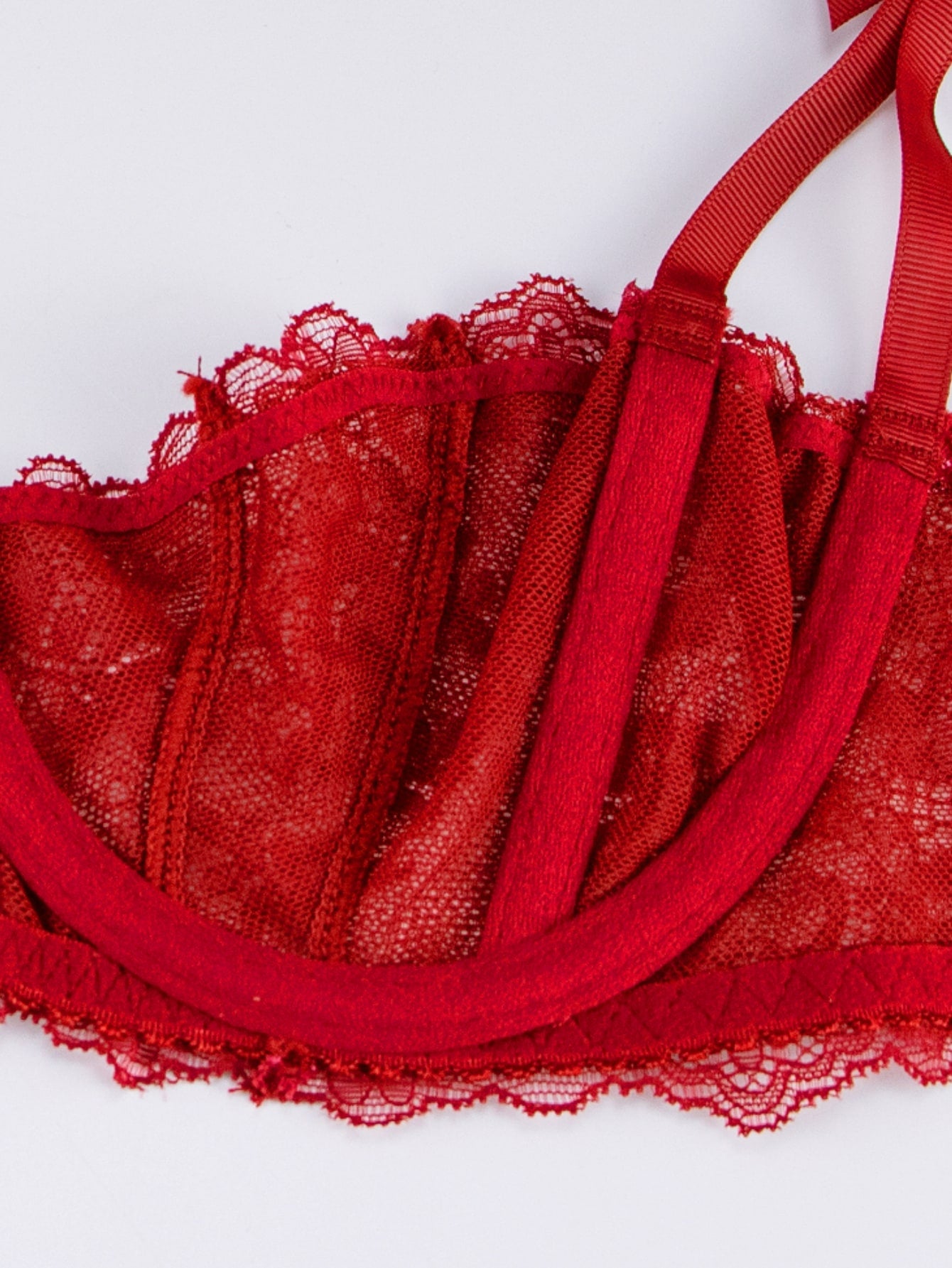 Women's Sexy Lace Half Cup Bra