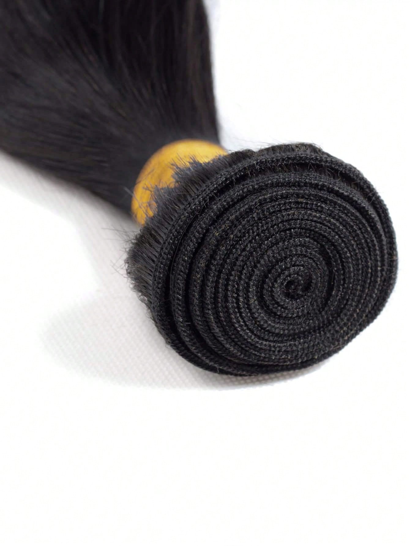 3pcs Straight Human Hair Bundles Virgin Hair Extension 3 Bundles Real Double Weft Hair Weave Cheap Hair Daily Use Natural Black Color