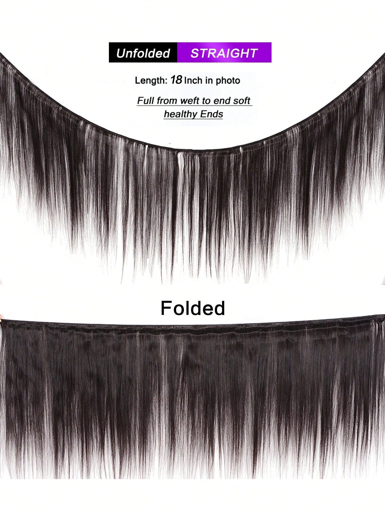 3pcs Straight Bundles Human Hair 100% Unprocessed Virgin Human Hair Long Bundles Straight Hair Extensions Natural Black Color Bundles for Women