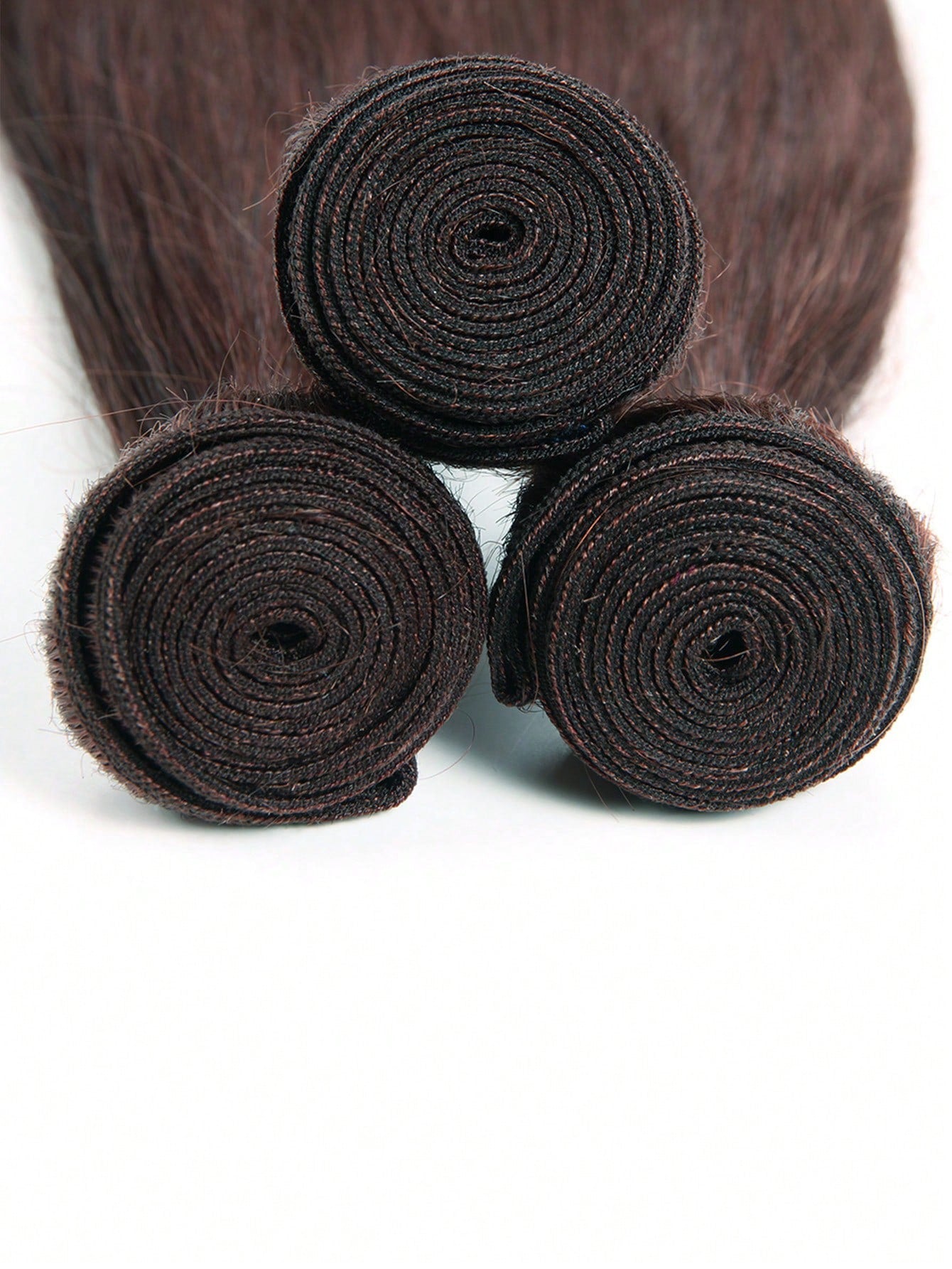 3Pcs Reddish Bundles Human Hair Straight Brown Copper Red Remy Bundles Reddish Brown 35# Bundles for